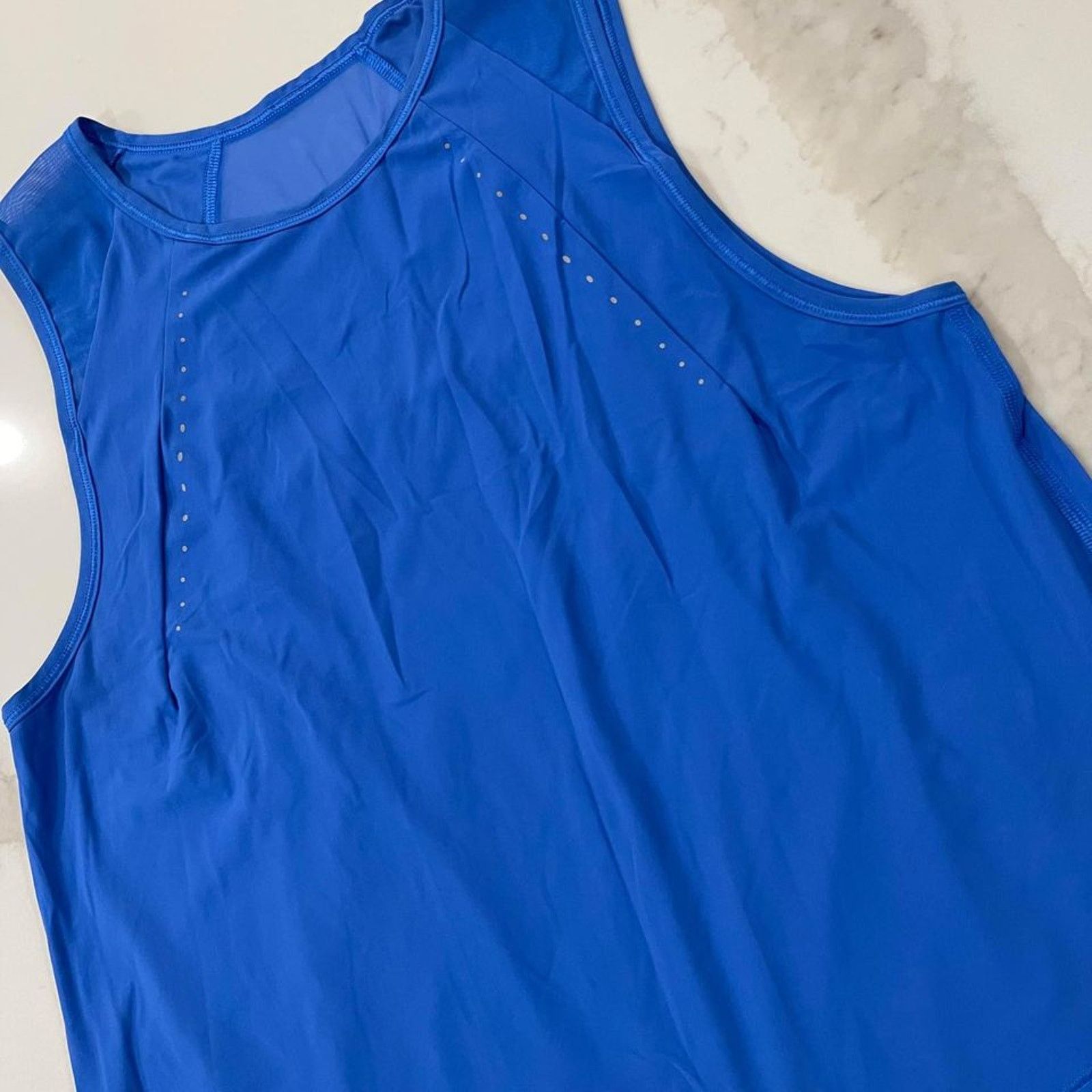 Lululemon Lululemon Athletica Sculpt Cropped TankTop Blue Womens Small Size S / US 4 / IT 40 - 2 Thumbnail