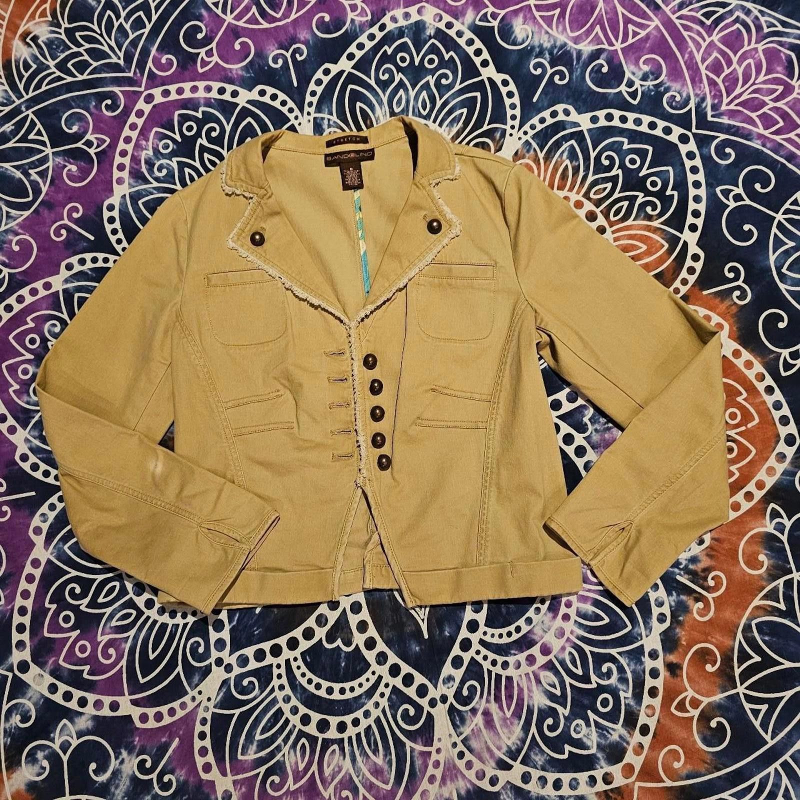 Designer Bandolino Women's Khaki Jacket Size M / US 6-8 / IT 42-44 - 1 Thumbnail
