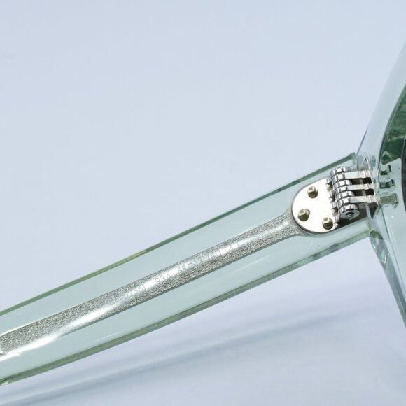 Celine New Celine CL40256I 93A Sunglasses - Light Green Transparent Size ONE SIZE - 7 Thumbnail
