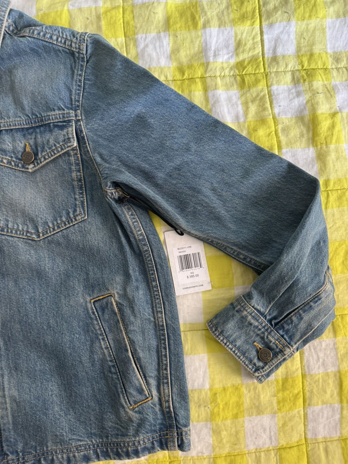Corridor Corridor - Made in Italy Organic Cotton Denim Jacket XS NWT Size US XS / EU 42 / 0 - 13 Thumbnail