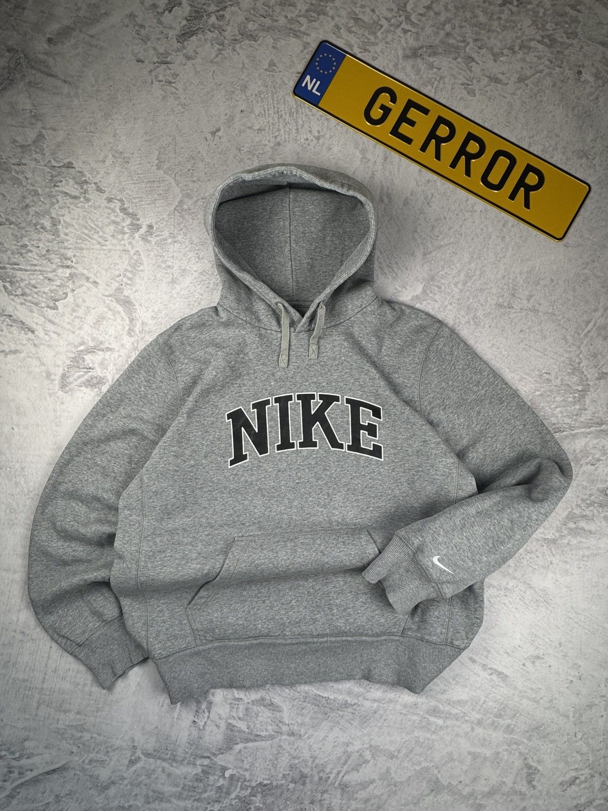 Nike × Vintage NIKE VINTAGE CENTER LOGO OVERSIZE BOXY HOODIE Size US L / EU 52-54 / 3 - 2 Thumbnail