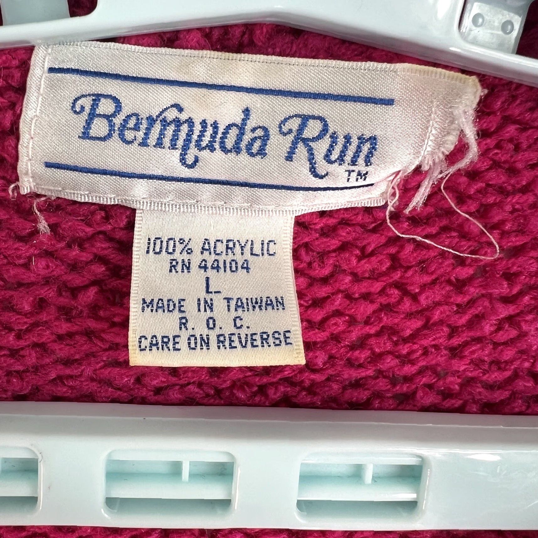 Vintage VINTAGE Bermuda Run Open Front Cardigan Sweater Women's Size L Crayola Pink Pockets Size L / US 10 / IT 46 - 5 Thumbnail