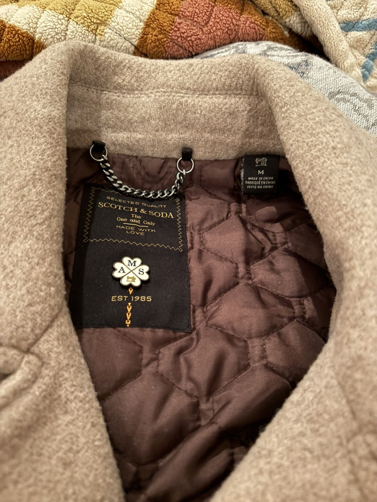 Scotch & Soda Scotch & Soda Beige Peacoat Size Medium Size US M / EU 48-50 / 2 - 3 Thumbnail
