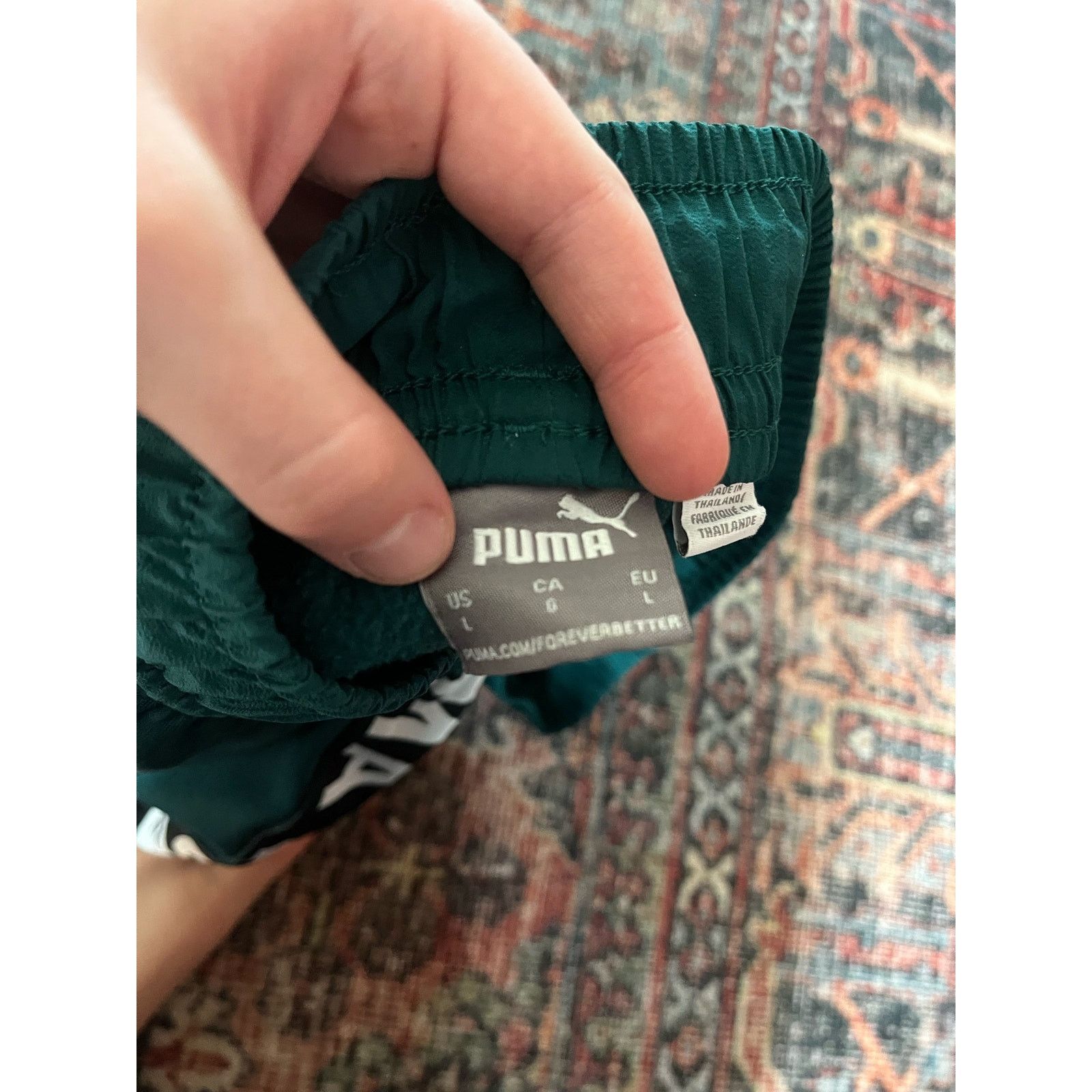 Puma PUMA Mens Fit Pwrfleece Joggers Training, Green, Large Size US 34 / EU 50 - 4 Thumbnail