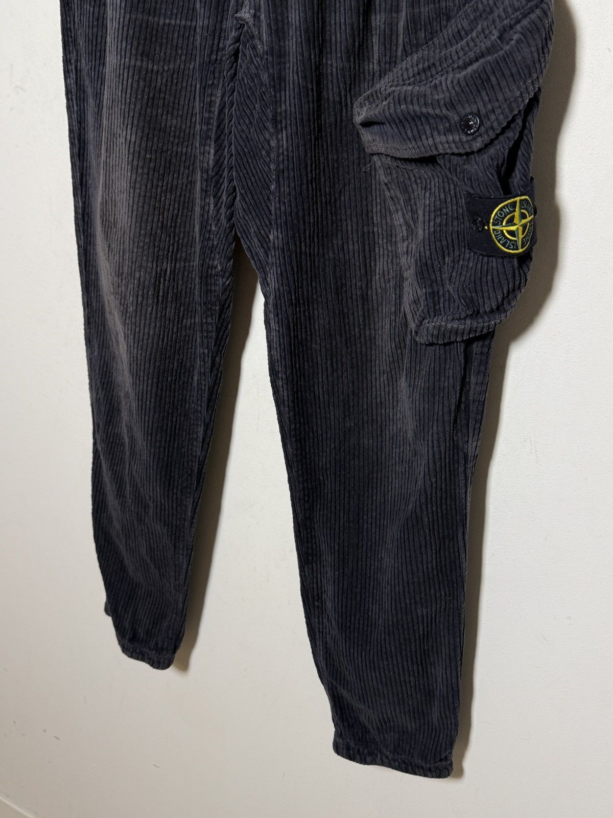 stone island jumbo cord cargo pants