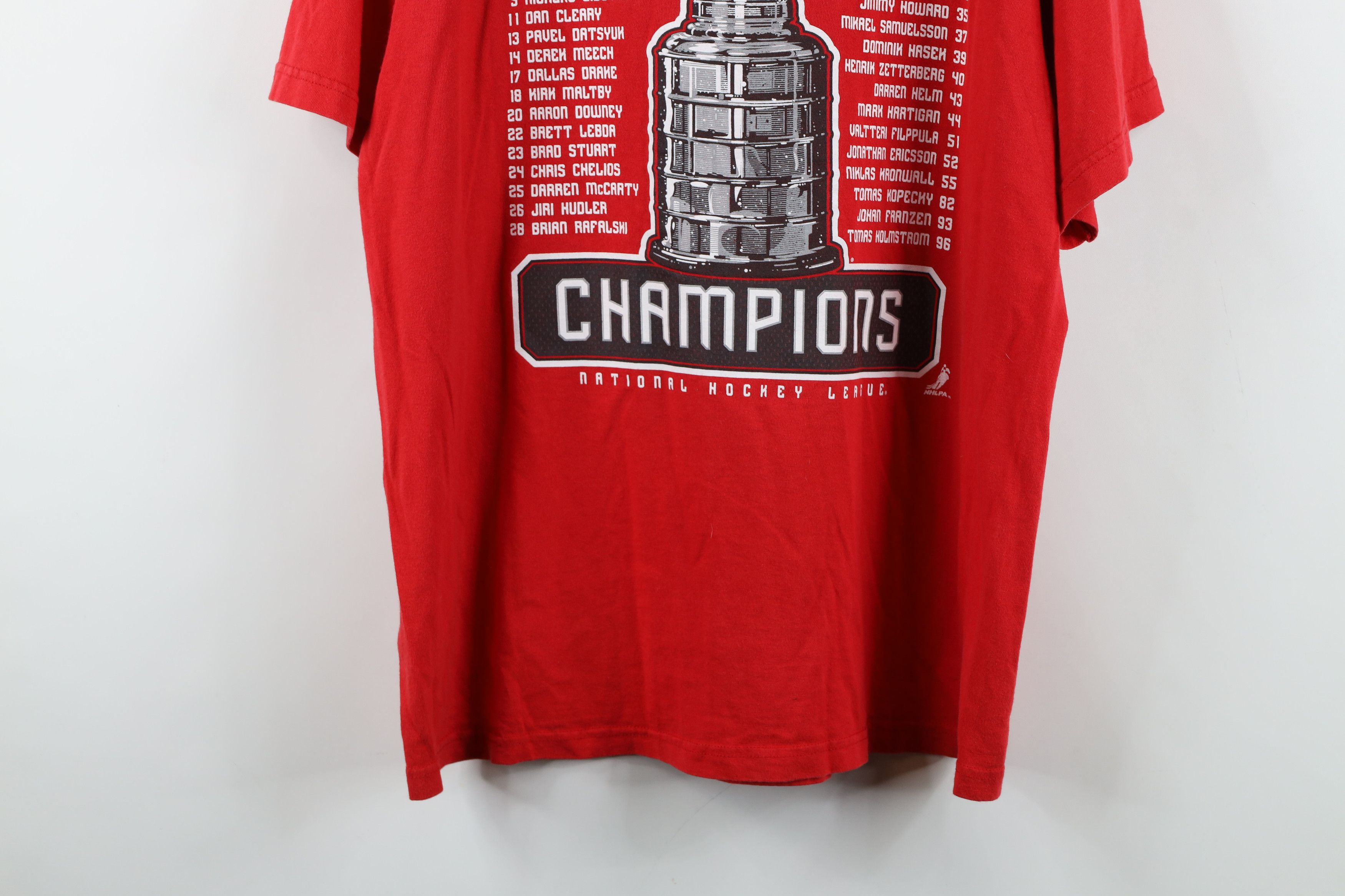 Reebok Vintage Reebok Cup Champs Detroit Red Wings Hockey T-Shirt Size US M / EU 48-50 / 2 - 14 Thumbnail