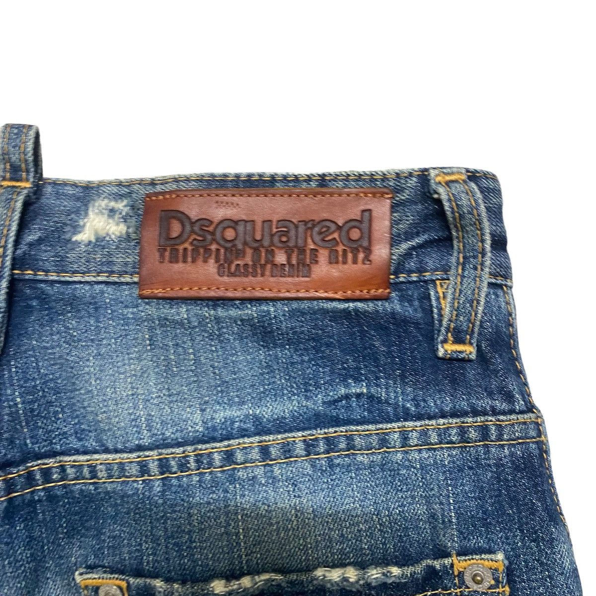 Dsquared2 Dsquared2 Distressed Denim Cropped Jeans Size 28" / US 6 / IT 42 - 12 Thumbnail