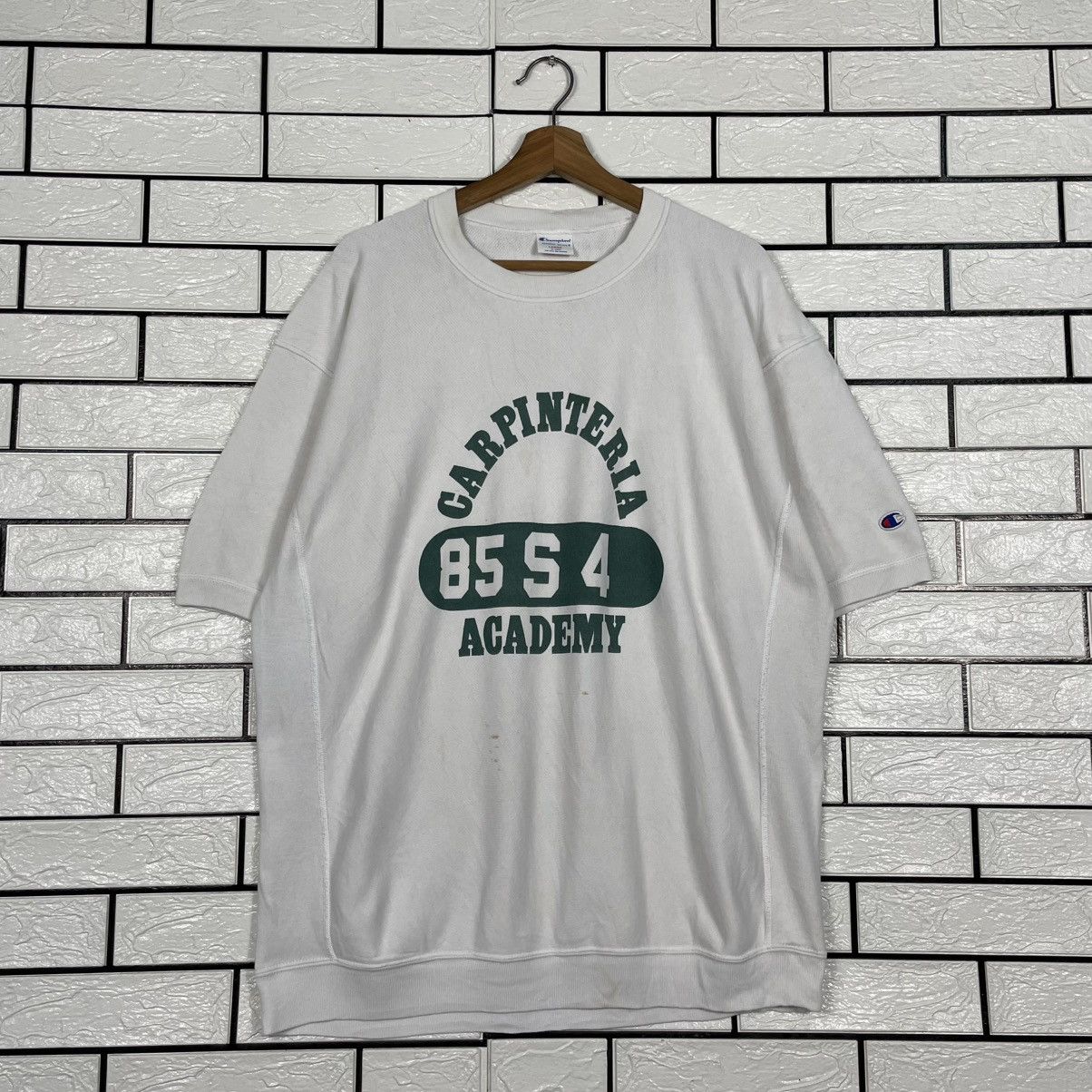 Champion Champion Reverse Weave Carpenteria Short Sleeve Sweatshirt Size US L / EU 52-54 / 3 - 1 Thumbnail