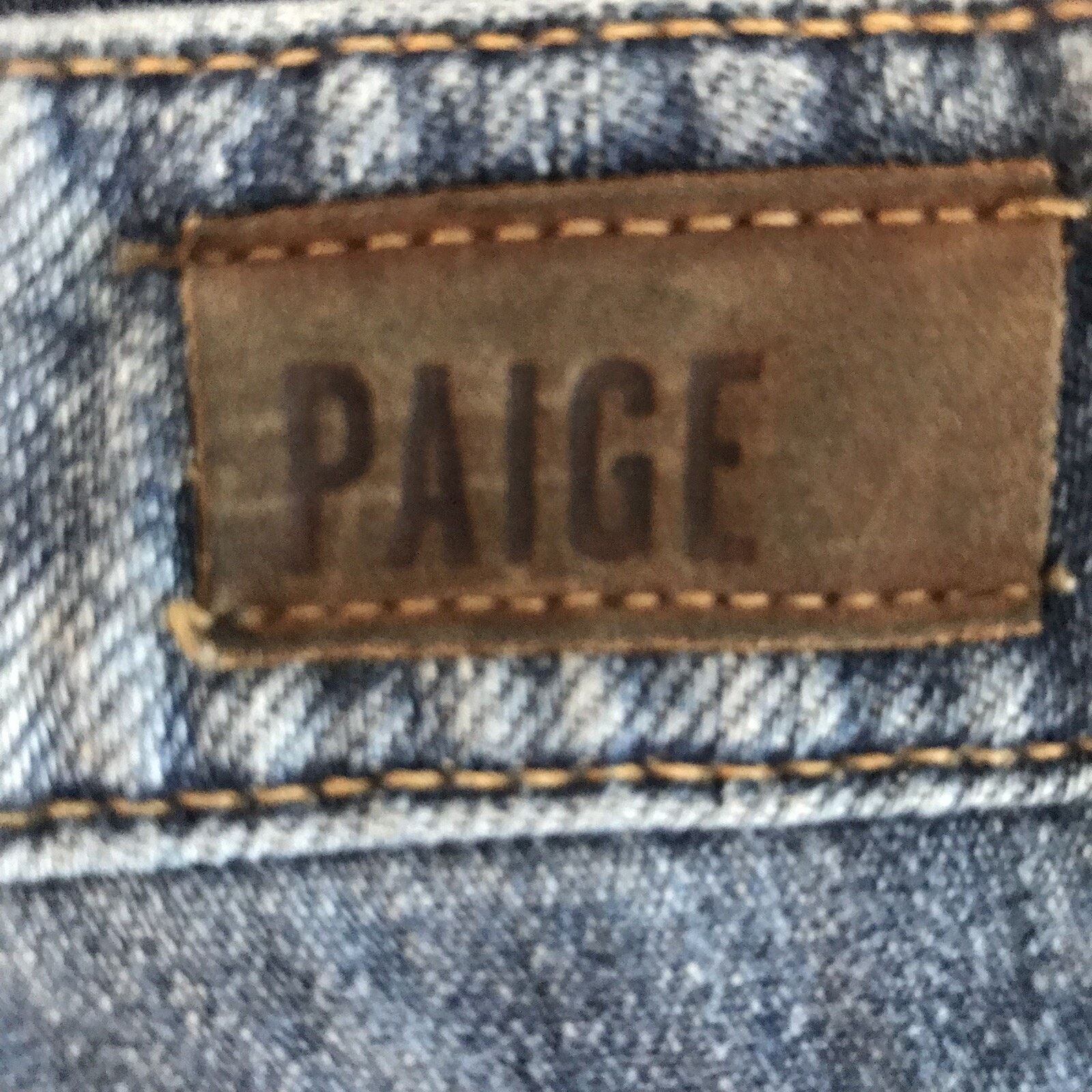 Paige Paige Jimmy Jimmy Crop Quincy Boyfriend Jeans 27x26 Stretch Size 27" / US 4 / IT 40 - 6 Thumbnail