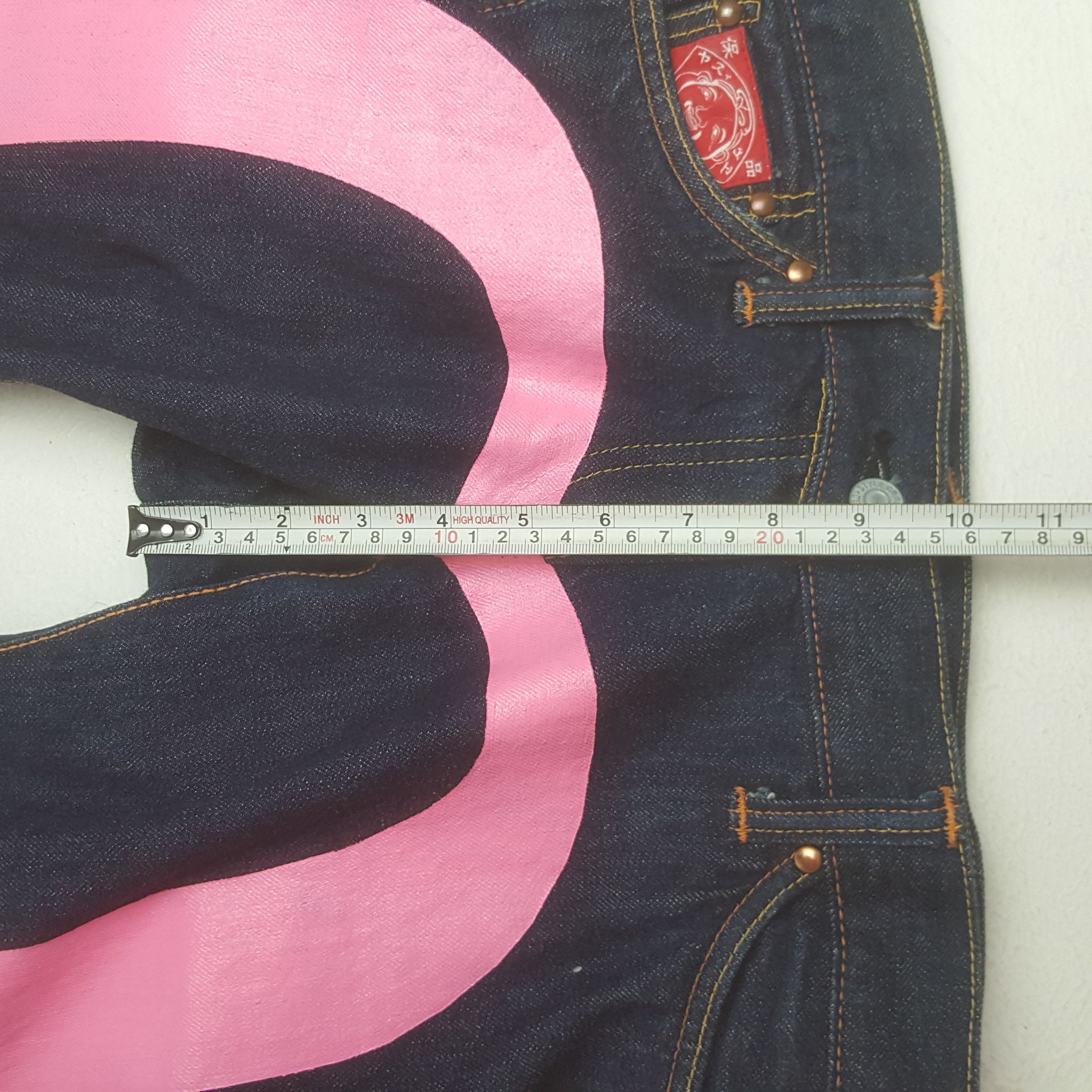 Evisu Vintage Evisu Japanese Brand Daicock Pink Art Custom Jeans Size 32" / US 10 / IT 46 - 10 Thumbnail