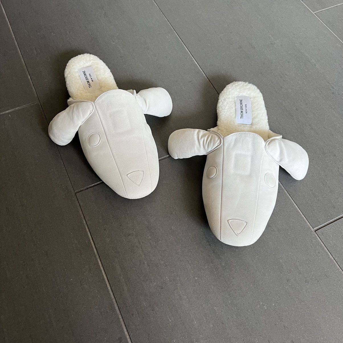 Thom Browne Thom Browne Suede Leather Dog Slippers Size US 9 / EU 42 - 1 Thumbnail