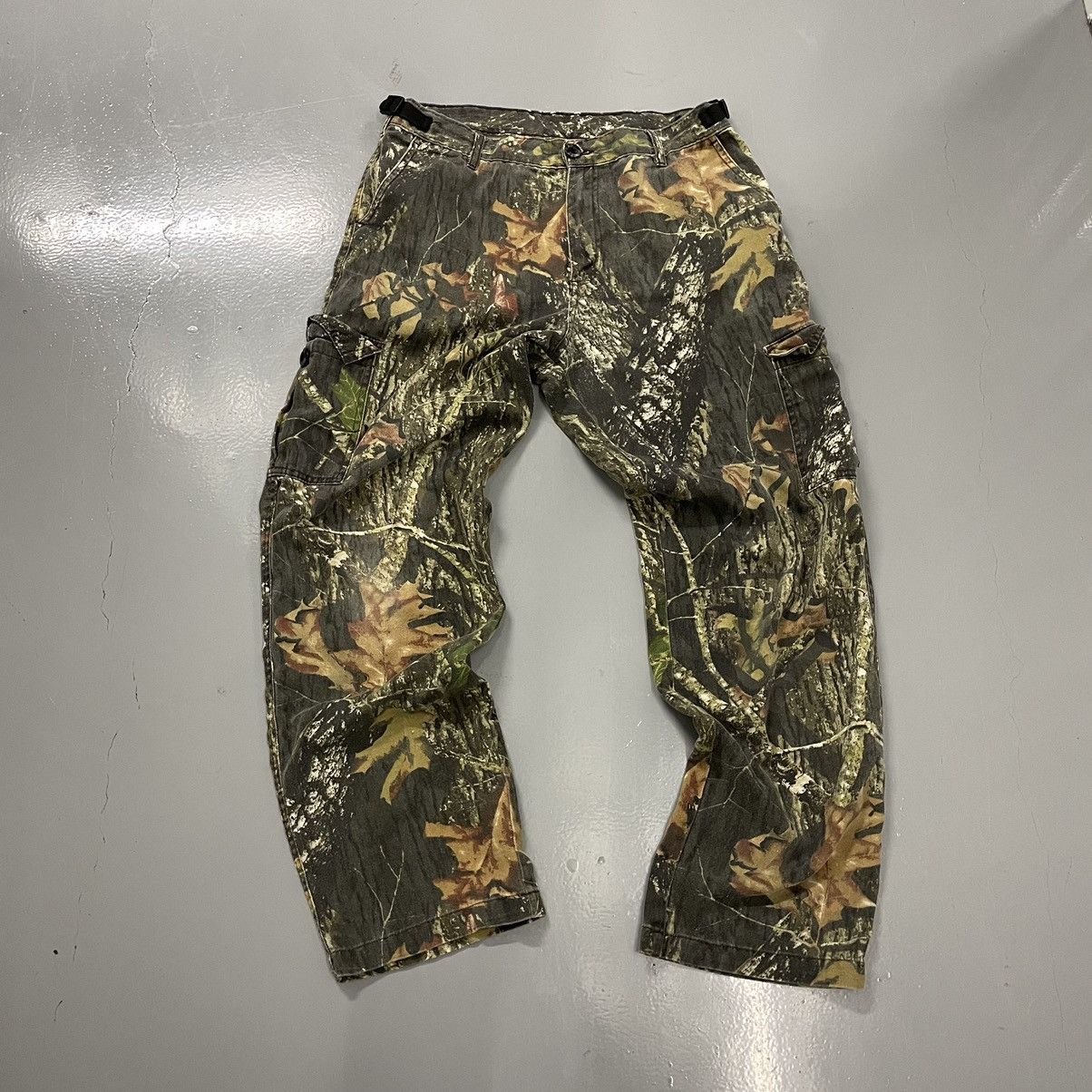 Vintage Mossy Oak Companions Baggy Camo Cargo Pants 36 x 32