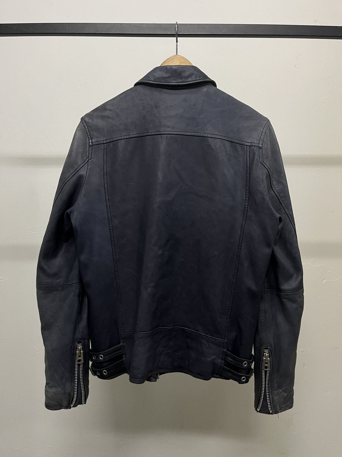KMRii Nano Universe Archive Goat Leather Biker Jacket Punk Size US M / EU 48-50 / 2 - 9 Thumbnail