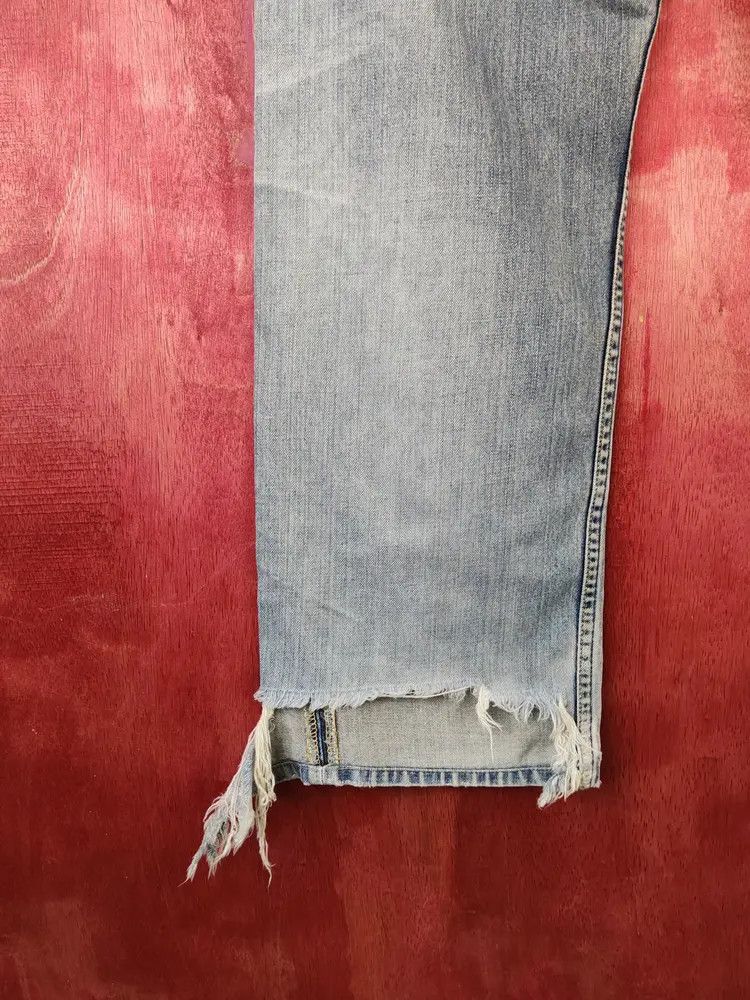 Levi's DL Levi's Blue Faded Distressed Ripped Jeans #S1853 Size US 32 / EU 48 - 11 Thumbnail