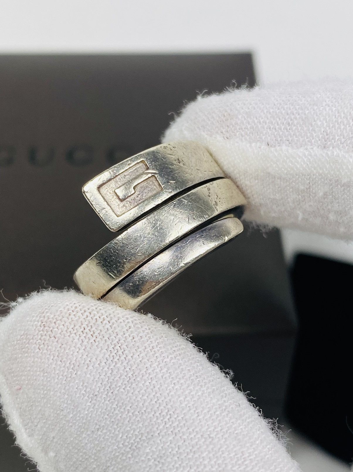 Gucci Gucci .925 Silver G Ring Size IT 11 Size ONE SIZE - 2 Thumbnail