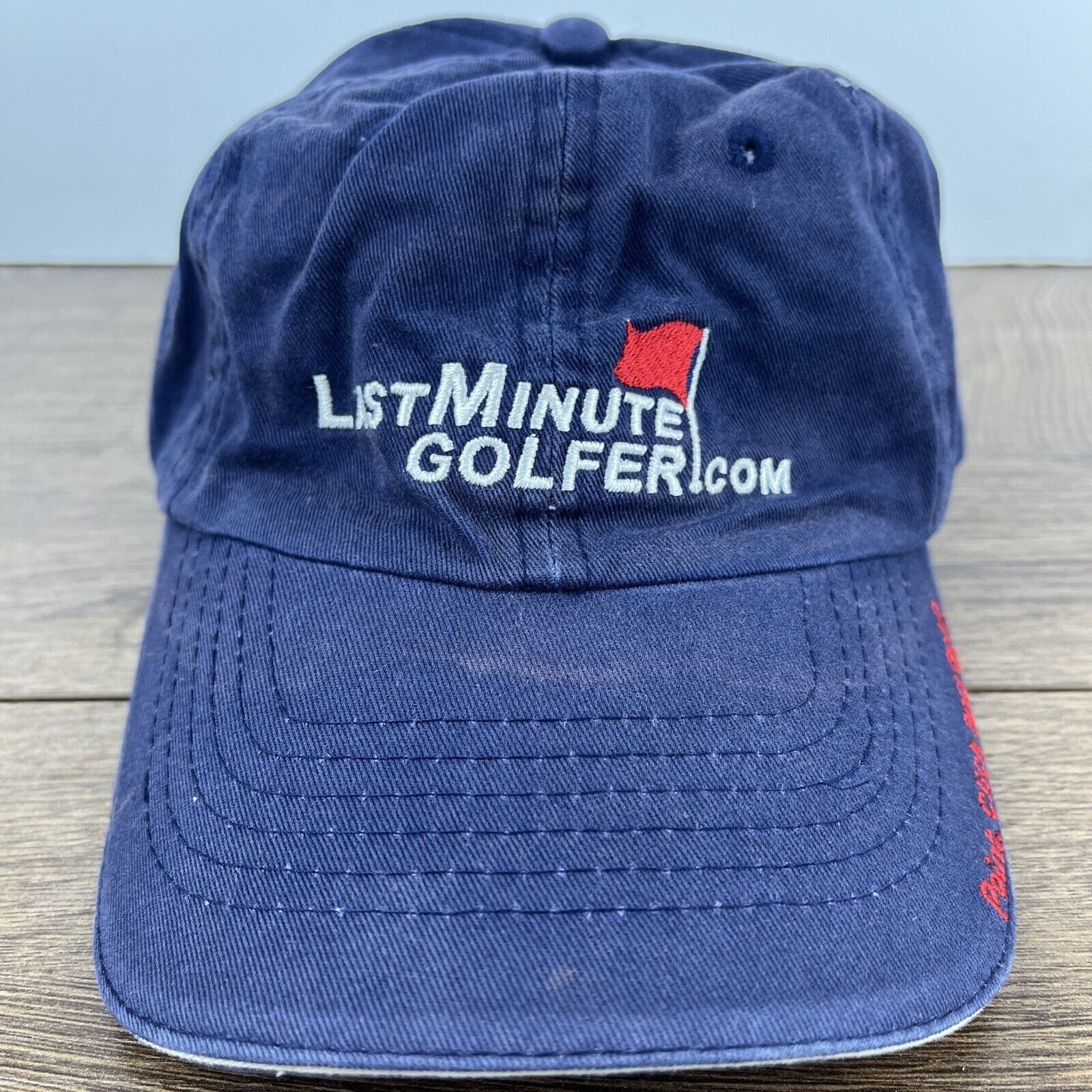 Other Last Minute Golfer Hat Blue Hat Adjustable Adult Size Hat Ca Size ONE SIZE - 5 Thumbnail
