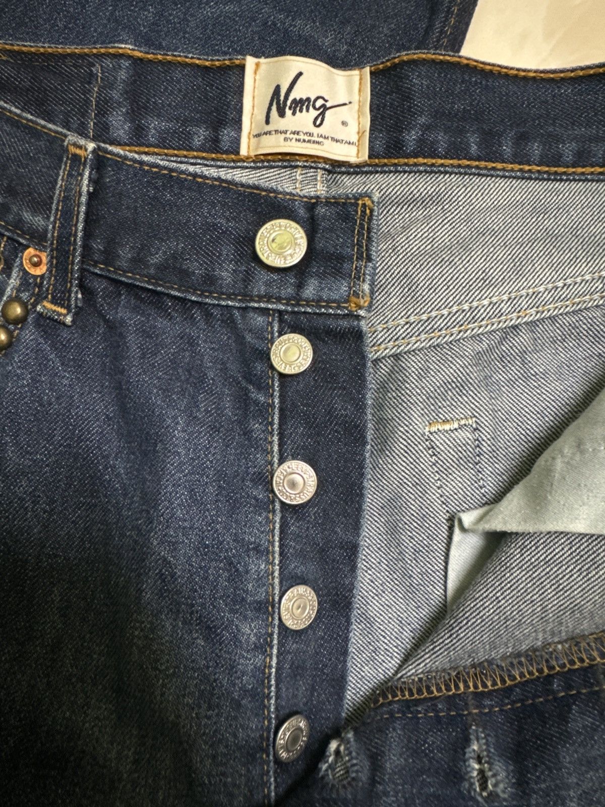 If Six Was Nine × Japanese Brand × Le Grande Bleu (L.G.B.) NMG JEANS CUSTOM Levi's Denim Distressed Style Size US 28 / EU 44 - 14 Thumbnail
