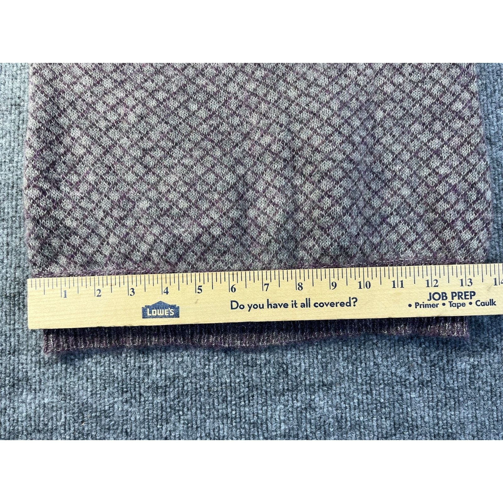 Valentino VTG Valentino Boutique Purple/Gray cardigan Sweater Wool S Size S / US 4 / IT 40 - 11 Thumbnail