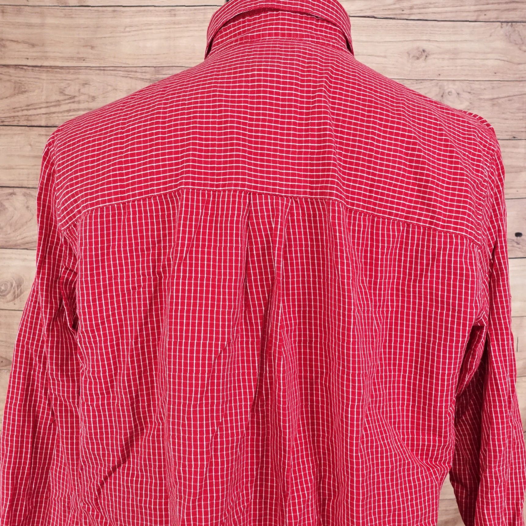 Chaps Vintage Chaps Men's Long Sleeve Red Check Button-Down Shirt, Size Large Size US L / EU 52-54 / 3 - 4 Thumbnail