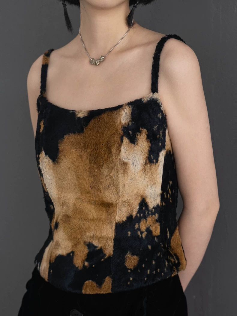 Kenzo KENZO Animal print faux fur suspenders vintage Size XS / US 0-2 / IT 36-38 - 7 Thumbnail