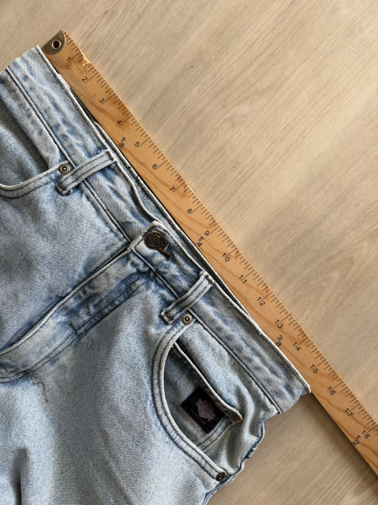 Harley Davidson Vintage Harley Davidson Jeans Made In USA 32x34 *31x33 Size US 31 - 8 Thumbnail