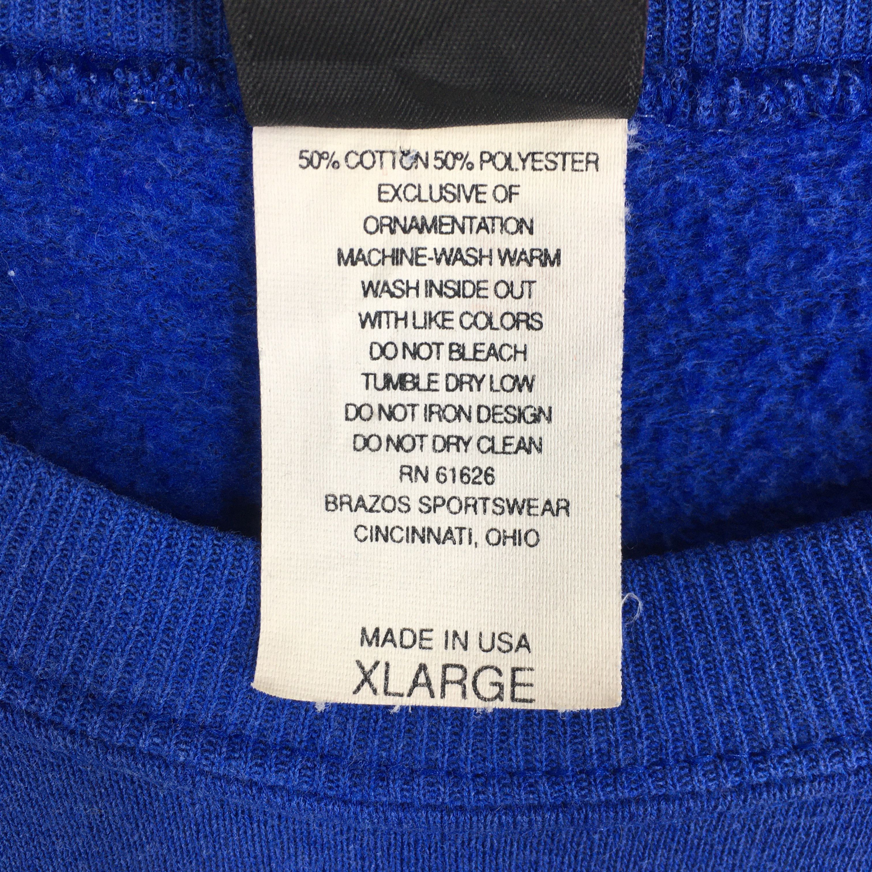 Cartoon Network Vintage Mickey Mouse Blue Sweatshirt XLarge Size US XL / EU 56 / 4 - 6 Thumbnail