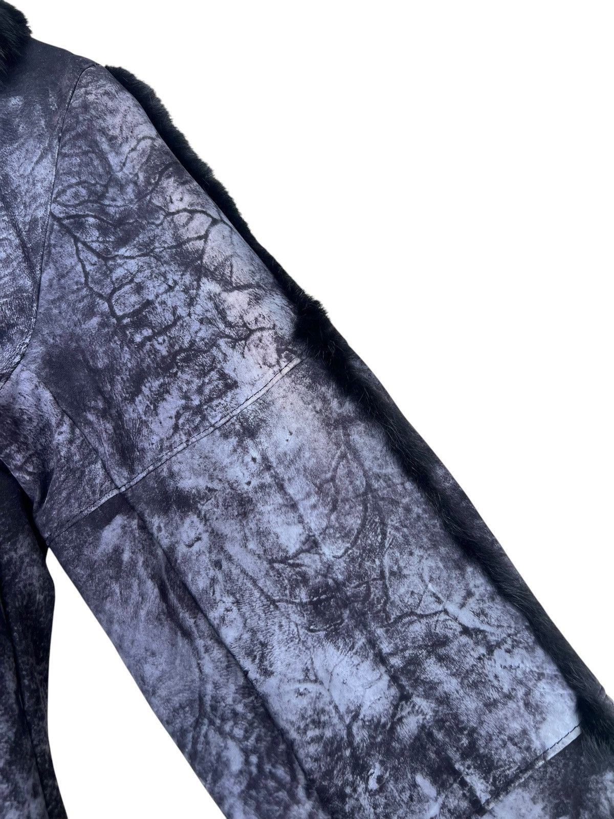 If Six Was Nine Unknown Japan Brand Patchwork Rabbit Leather Fur Jacket Size US S / EU 44-46 / 1 - 10 Thumbnail