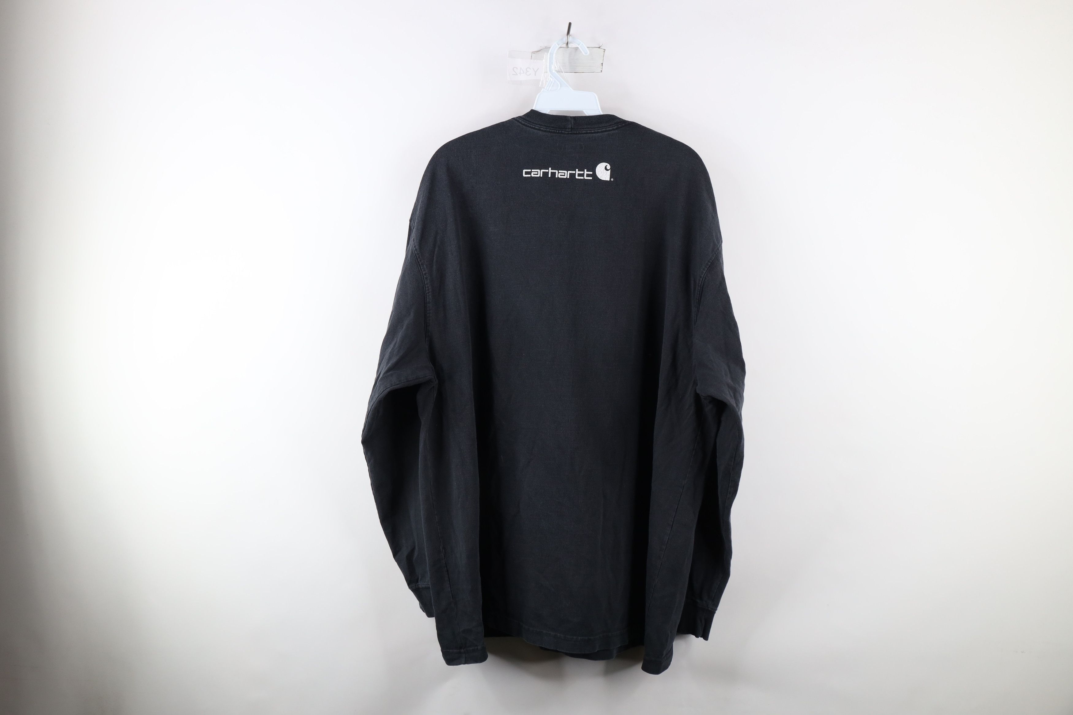 Carhartt Vintage Carhartt Spell Out Heavyweight Long Sleeve T-Shirt Size US XL / EU 56 / 4 - 10 Thumbnail