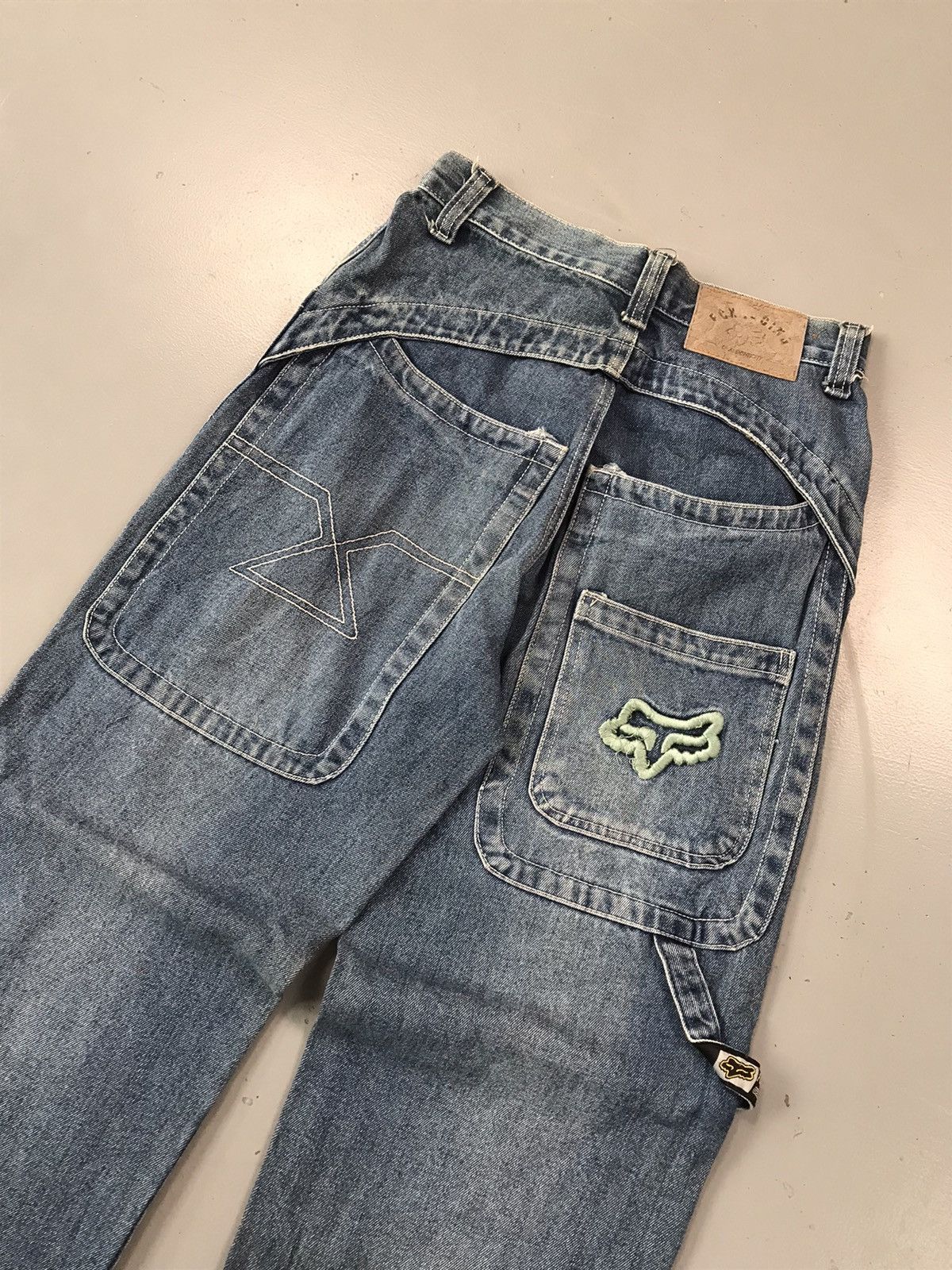 Fox Racing × Vintage Rare vintage fox racing embroidered denim Size US 28 / EU 44 - 7 Thumbnail