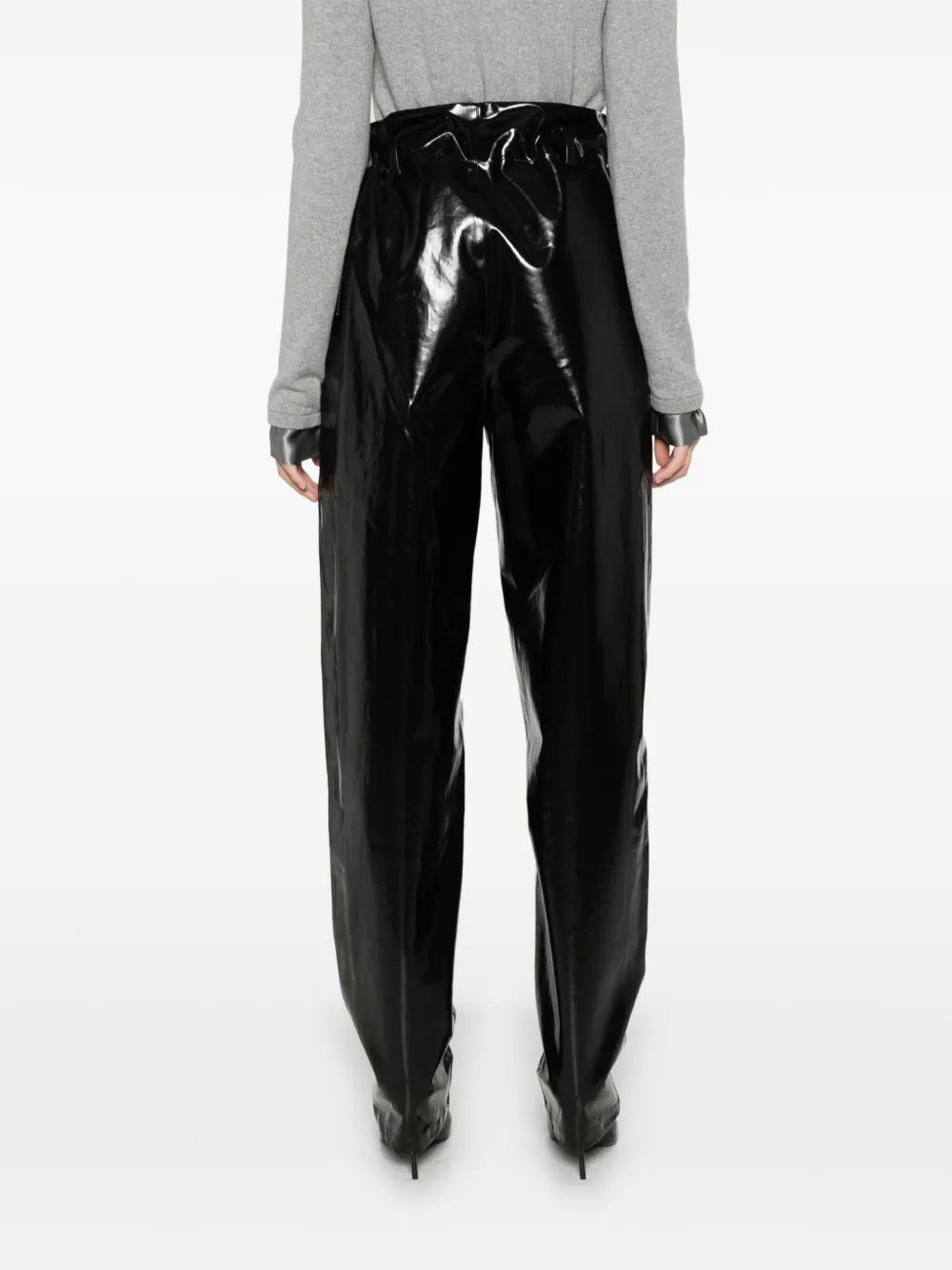 Saint Laurent Paris o1y0126 Casual Pant in Black Size 27" / US 4 / IT 40 - 3 Thumbnail