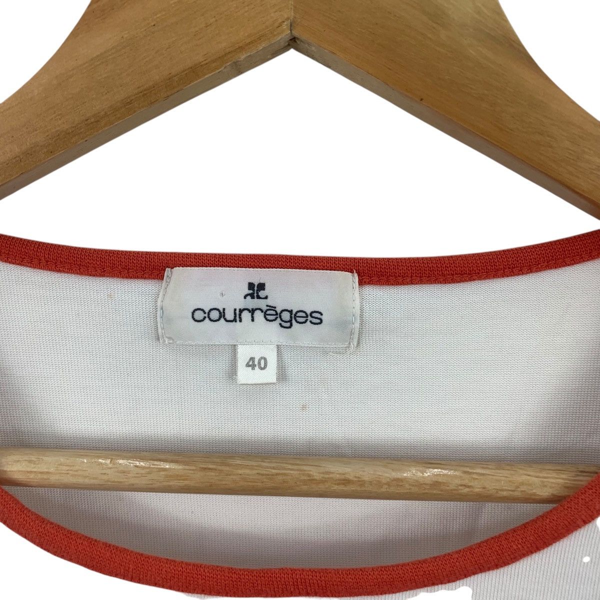 Courreges Vintage COURREGES SPORT FUTUR Collection Tee Shirt Top Size S / US 4 / IT 40 - 7 Thumbnail