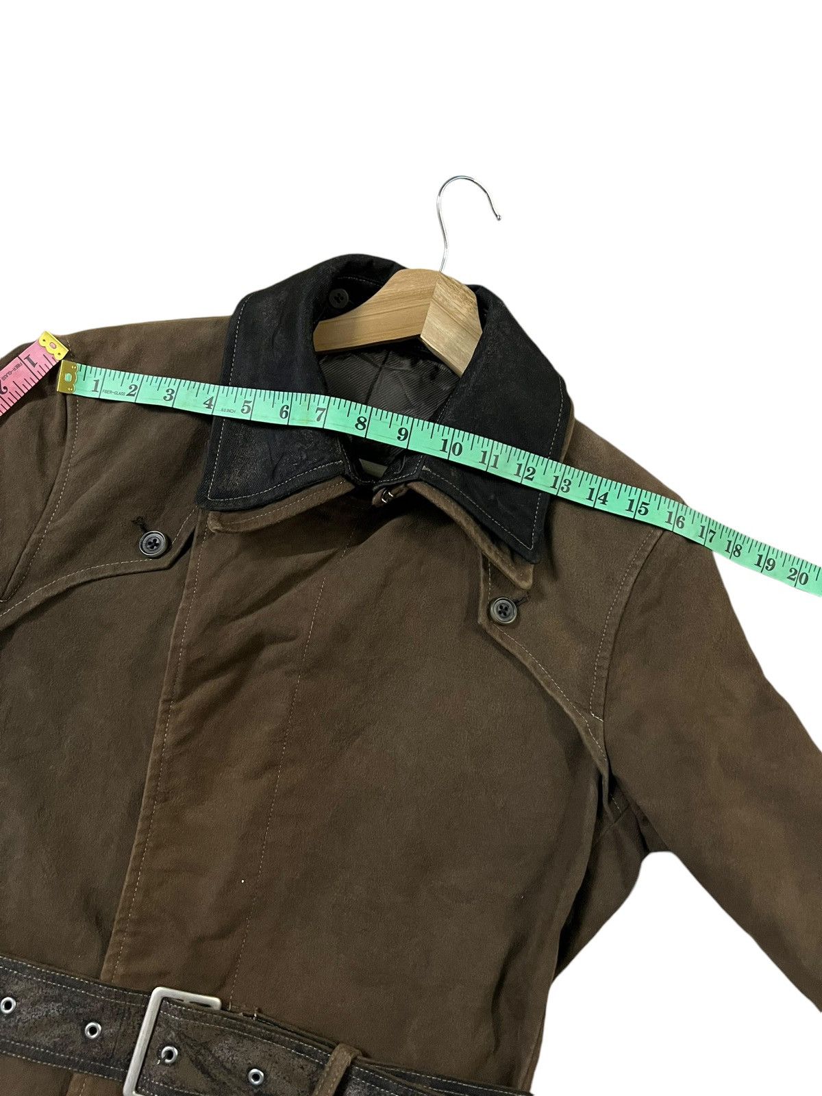 If Six Was Nine × Tornado Mart TORNADO MART MOLESKIN BELTED TRENCH COAT Size US S / EU 44-46 / 1 - 17 Thumbnail