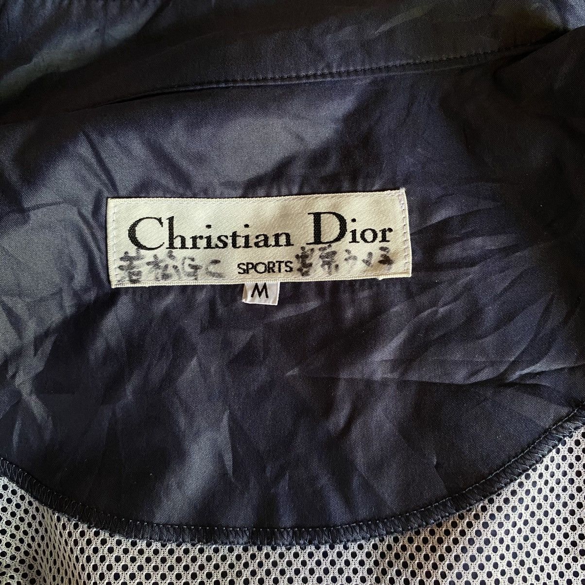 Dior Vintage Christian Dior Navy Stand Collar Windbreaker Size US M / EU 48-50 / 2 - 15 Thumbnail