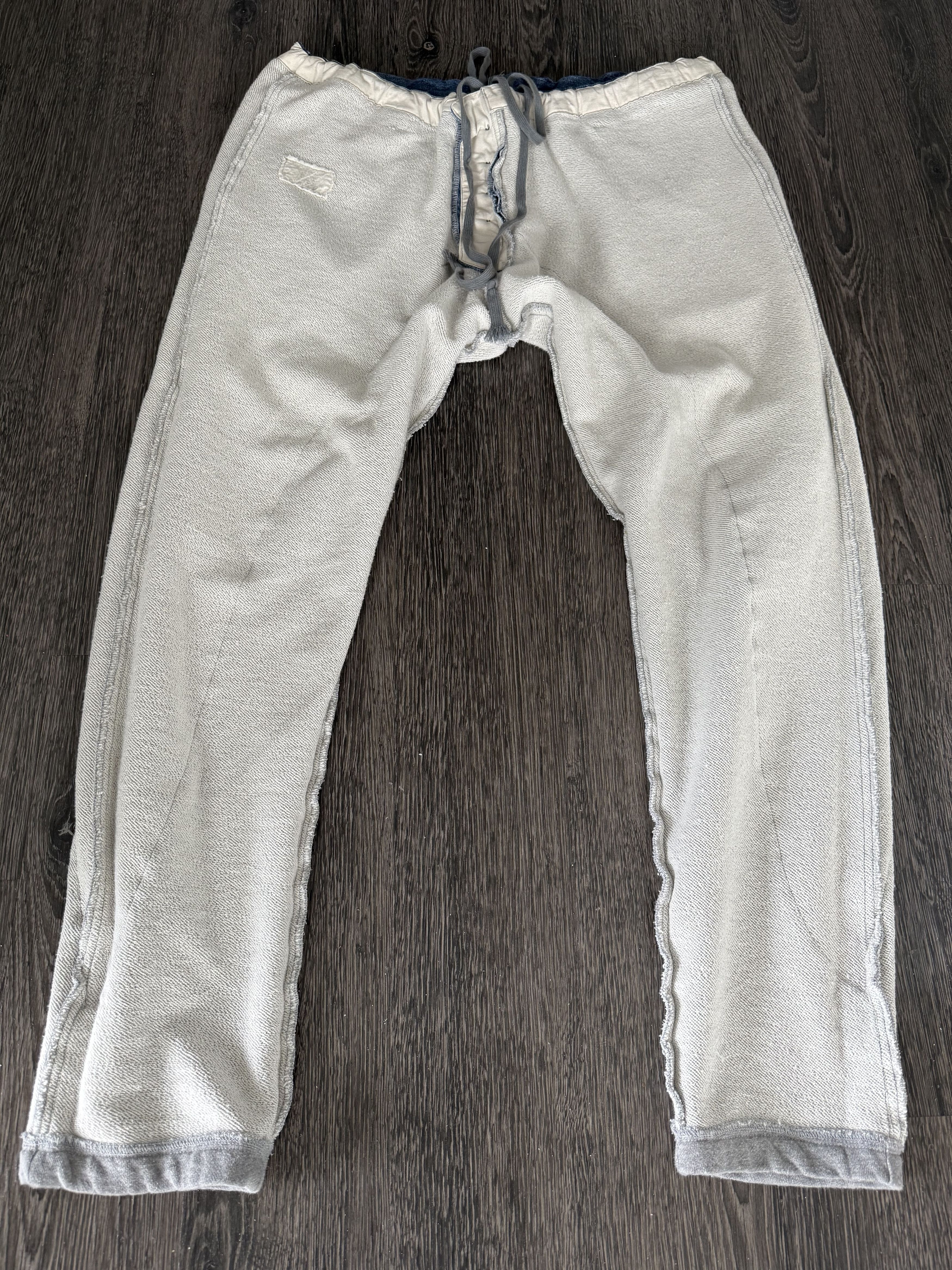 Greg Lauren Greg Lauren 50/50 hybrid denim-sweatpants Size US 43 - 3 Thumbnail
