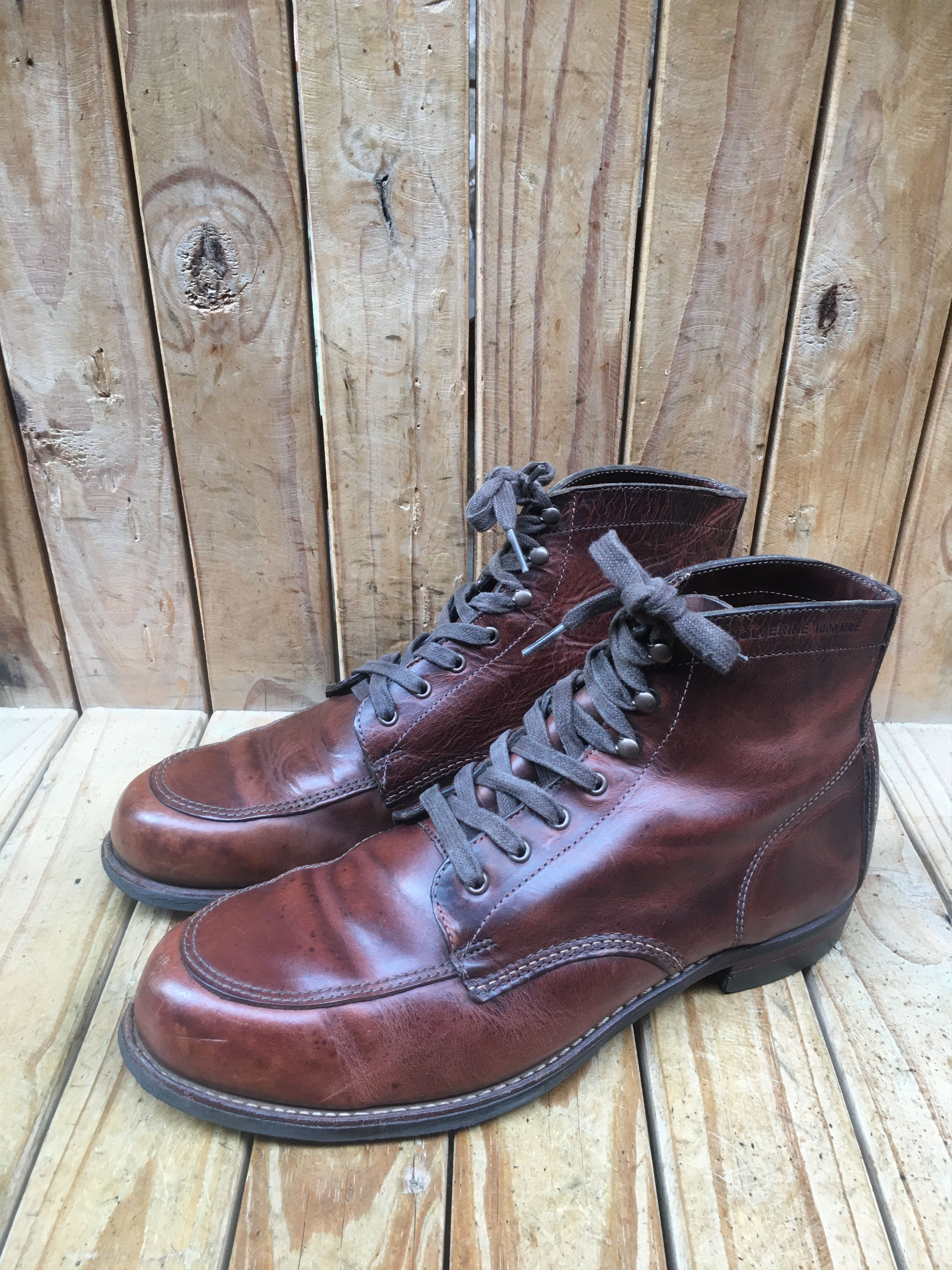 Wolverine Wolverine 1000 Miles leather boots size US 11.5 D UK 10.5 Size US 11.5 / EU 44-45 - 1 Thumbnail