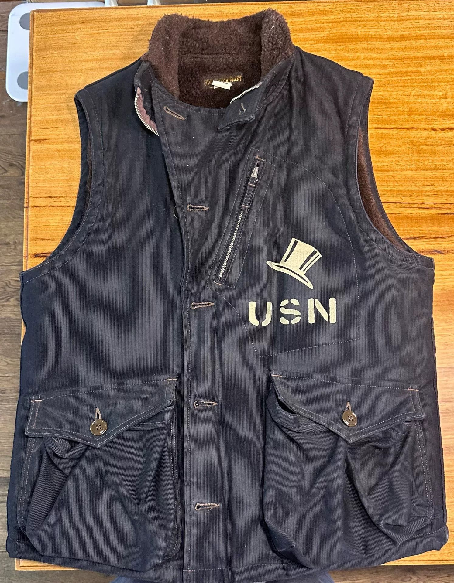 Freewheelers Freewheelers Skull Vest with Top Hat Design Size US M / EU 48-50 / 2 - 1 Thumbnail