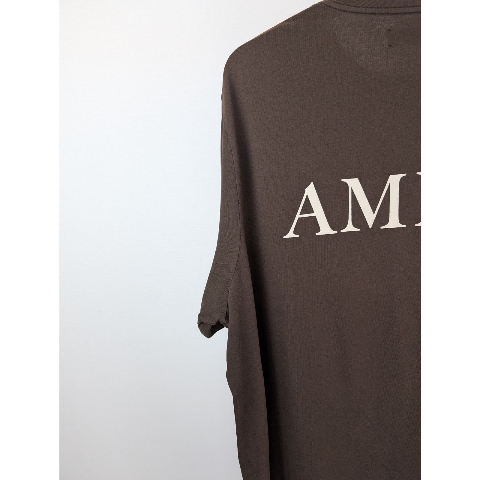Amiri o1rshd1 " Puff " Logo Tee T-Shirt in Brown Size US XXL / EU 58 / 5 - 9 Thumbnail
