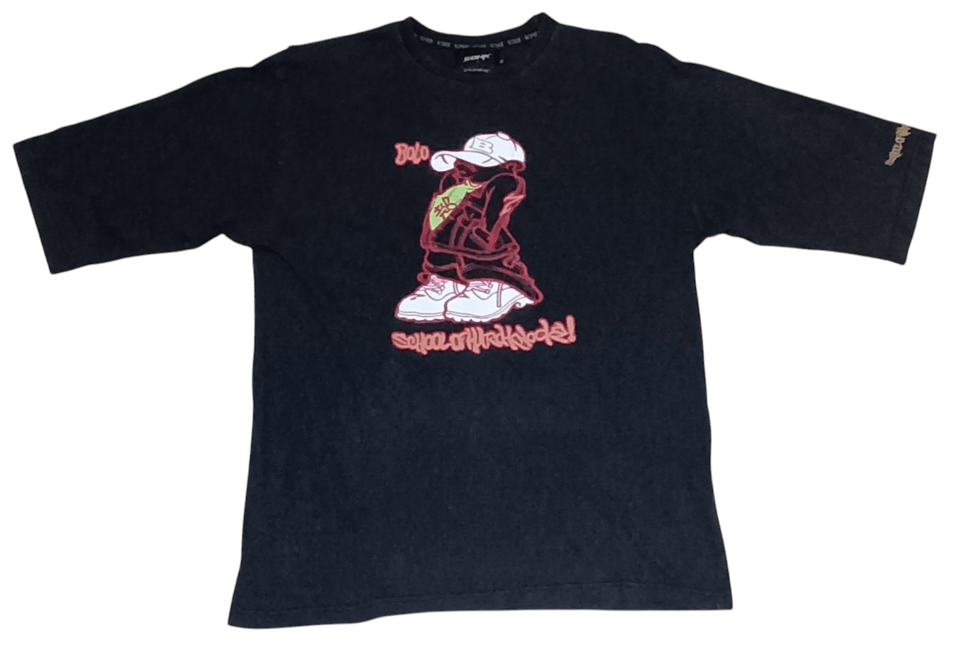 Vintage SCHOOL OF HARD KNOCK SOHK BOLO HIP HOP SKATEBOARD Size US XL / EU 56 / 4 - 1 Thumbnail