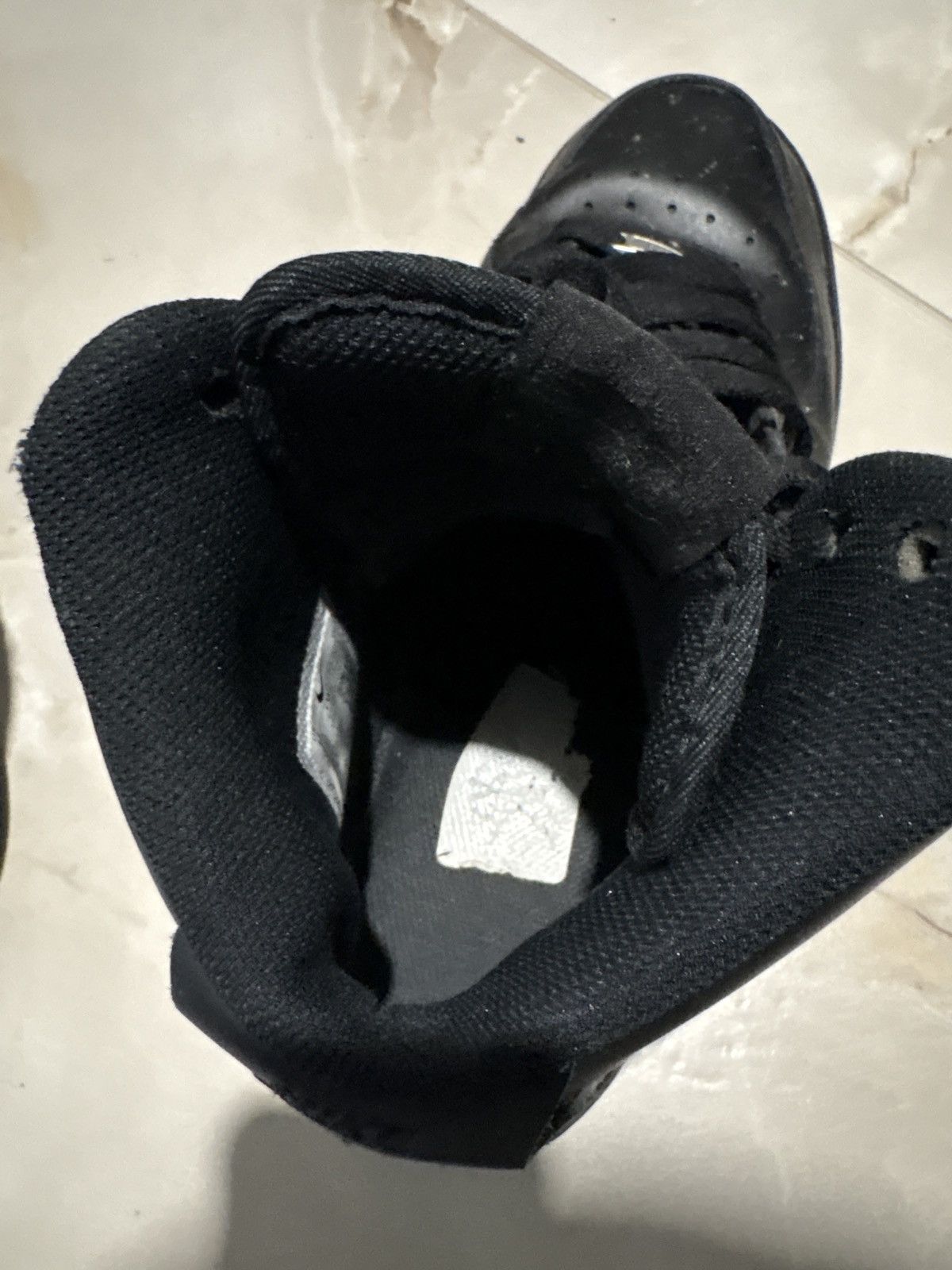 Nike Nike AF1 Hightop Black Size US 12 / EU 45 - 7 Thumbnail