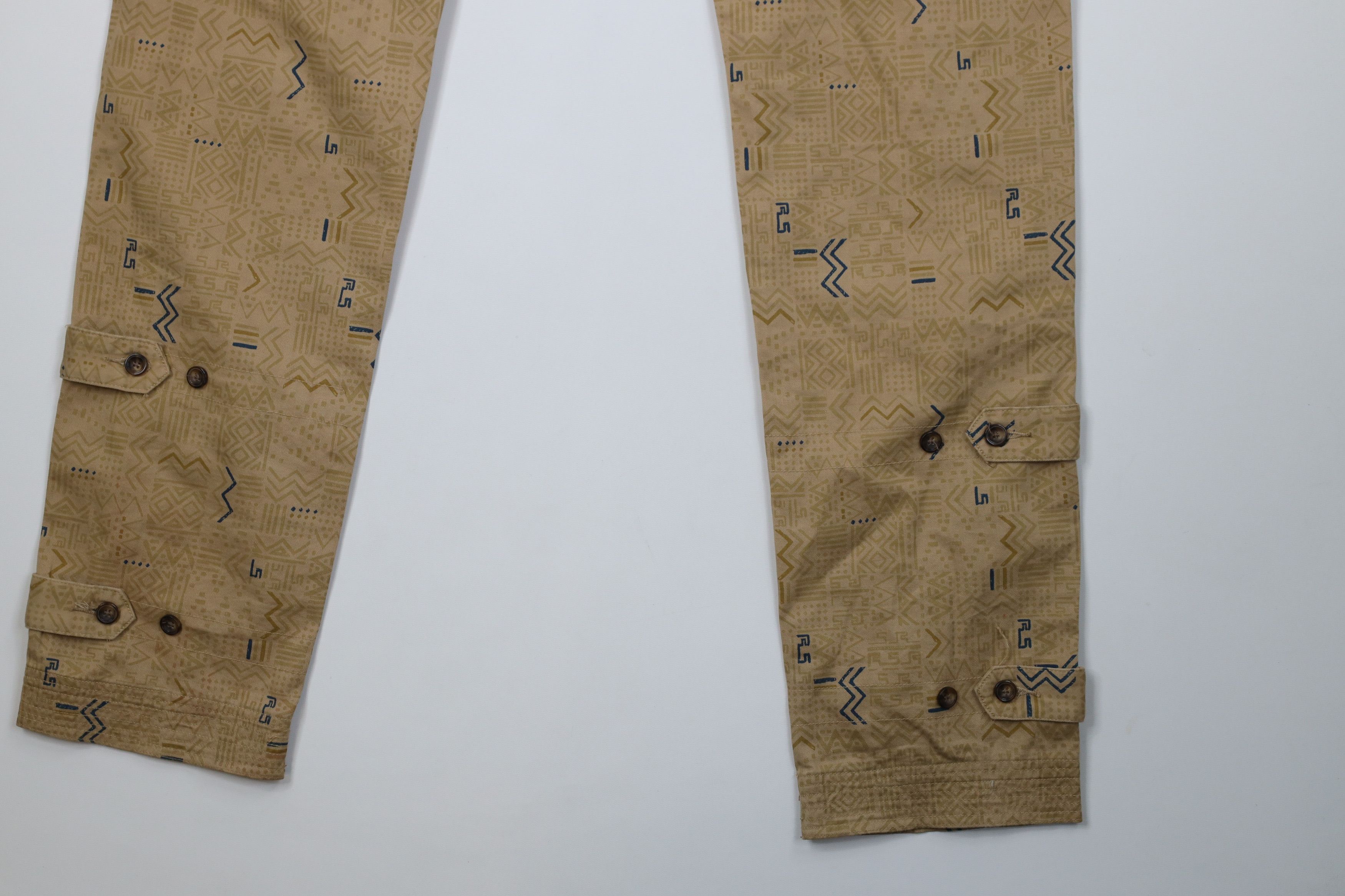 ROCKSMITH Rocksmith Geometric Strap Skateboard Cargo Pants Beige Size US 38 / EU 54 - 14 Thumbnail