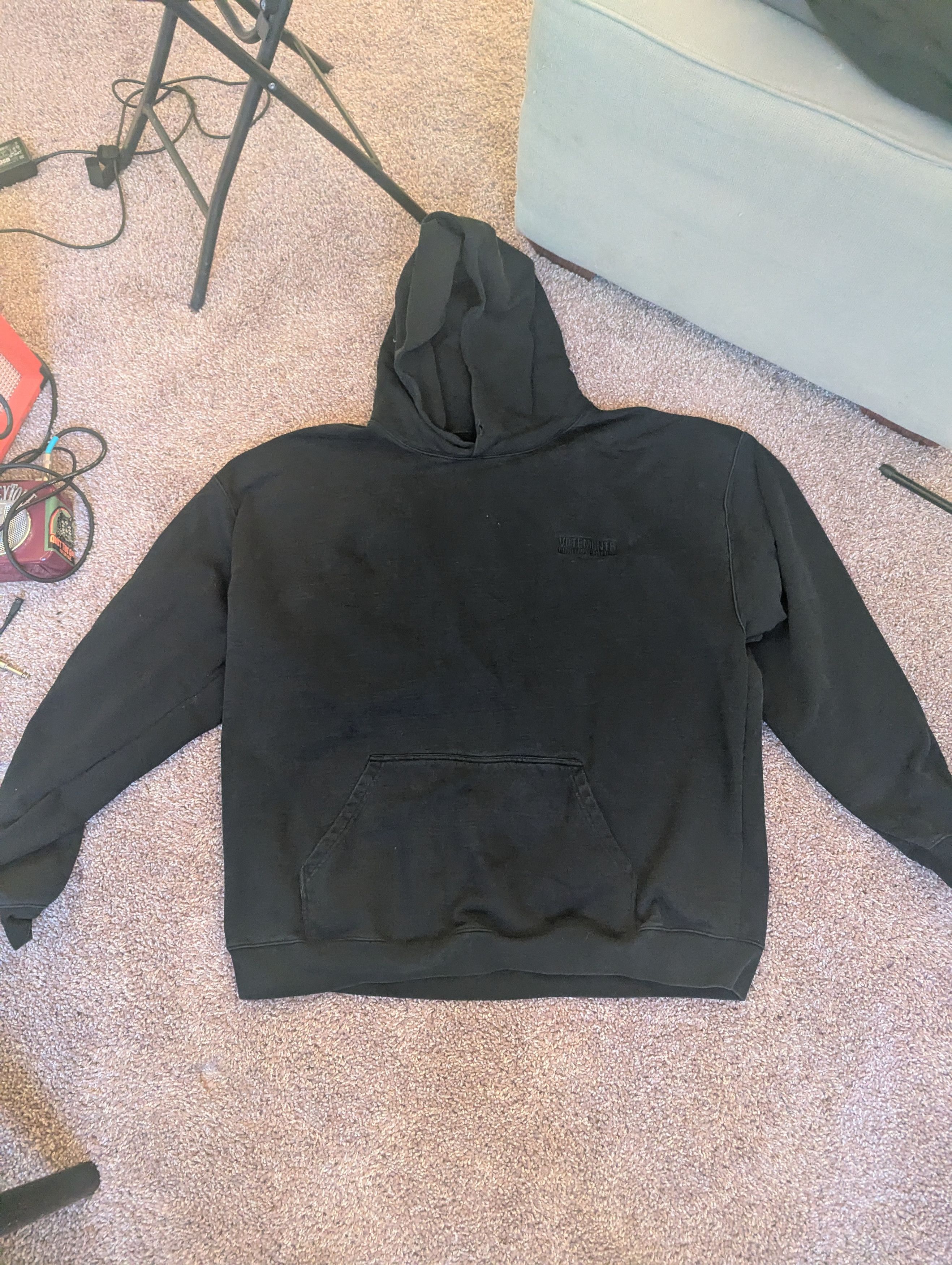 Vetements Vetements Black Inside Out Hoodie | Grailed Vetements Vetements Black Inside Out Hoodie | Grailed