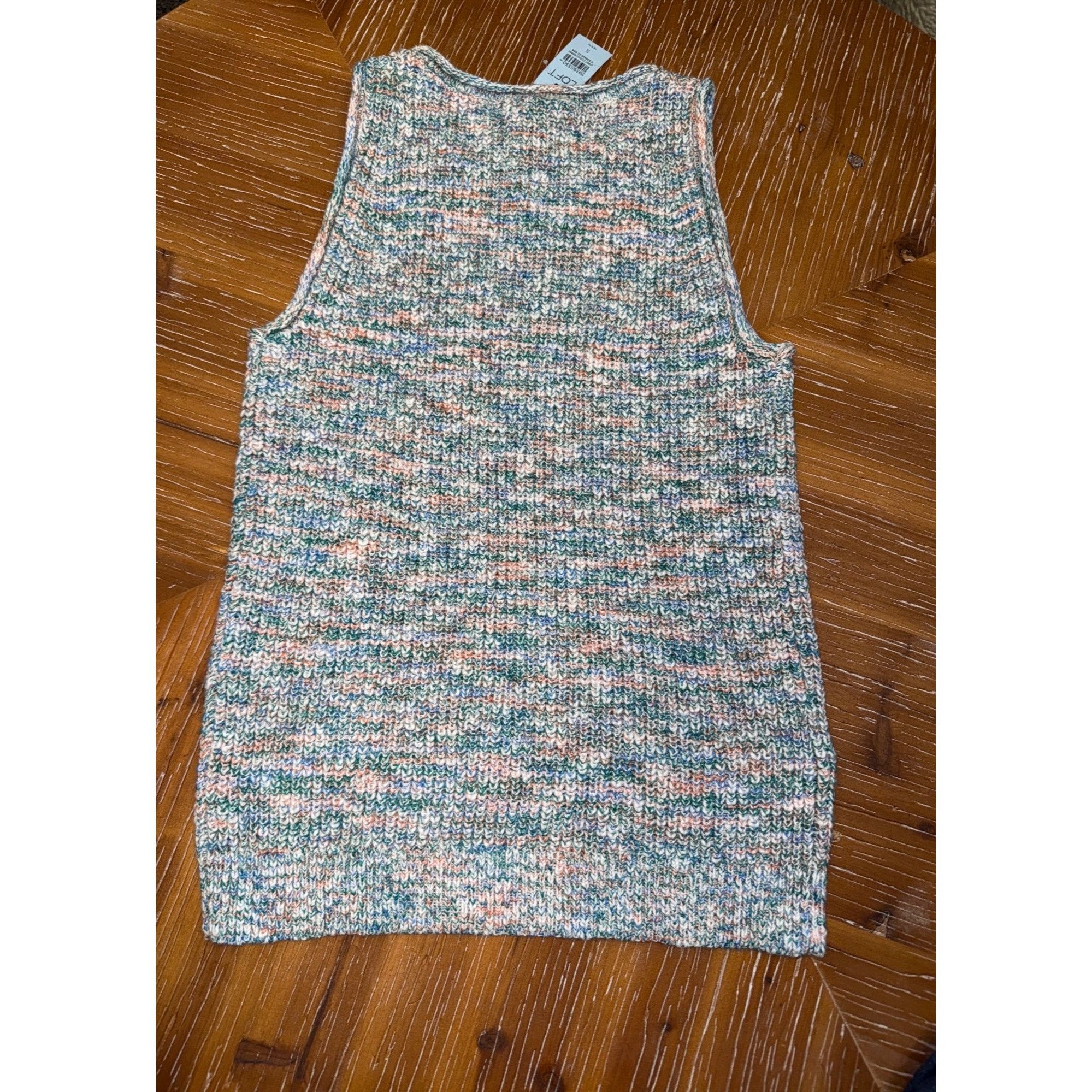 Loft Loft Multicolor Knit Tank Top Sleeveless Lightweight Size PS Size S / US 4 / IT 40 - 9 Thumbnail