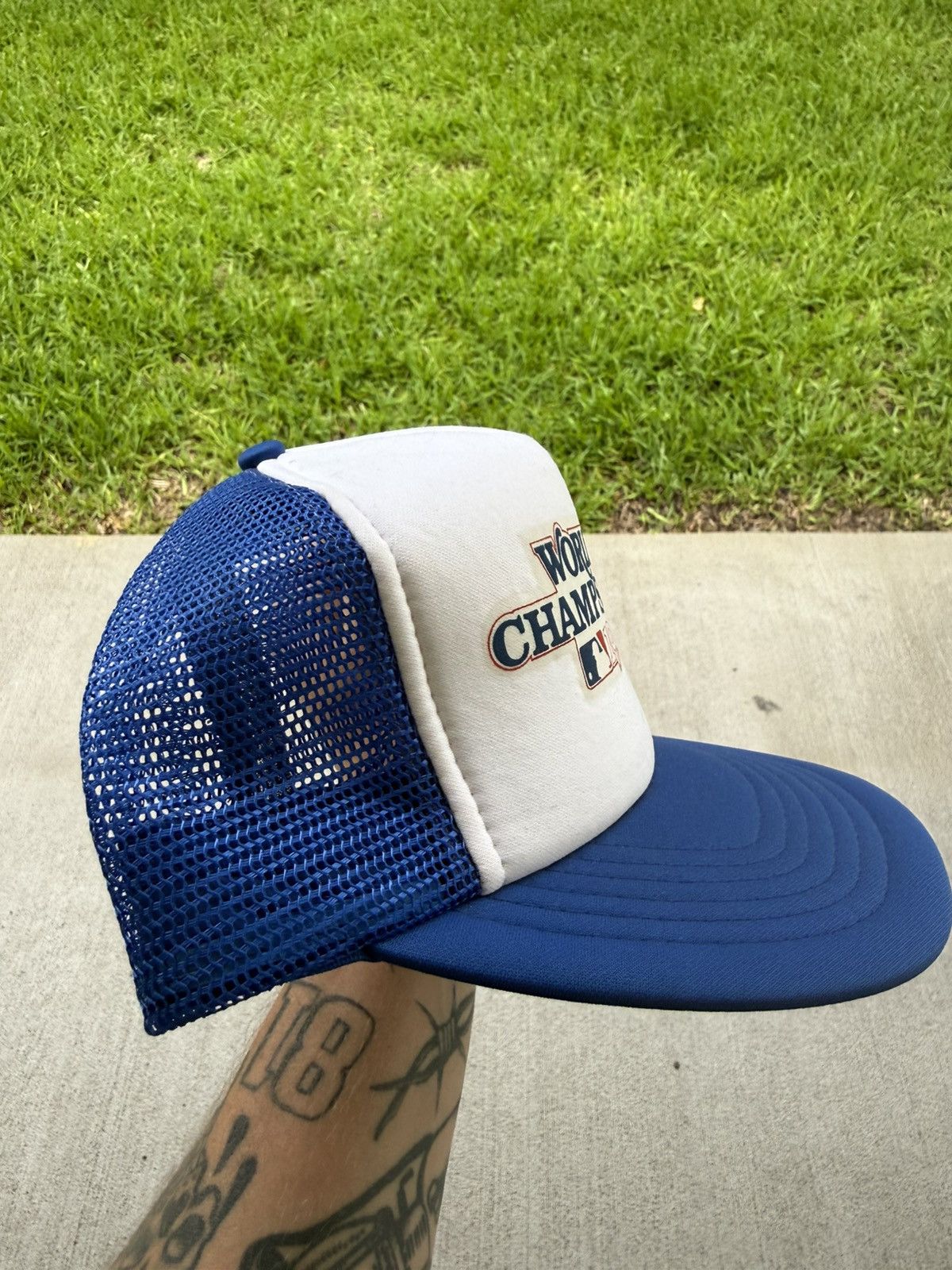 Vintage Vintage New York Mets 1986 World Series Snapback Size ONE SIZE - 2 Thumbnail
