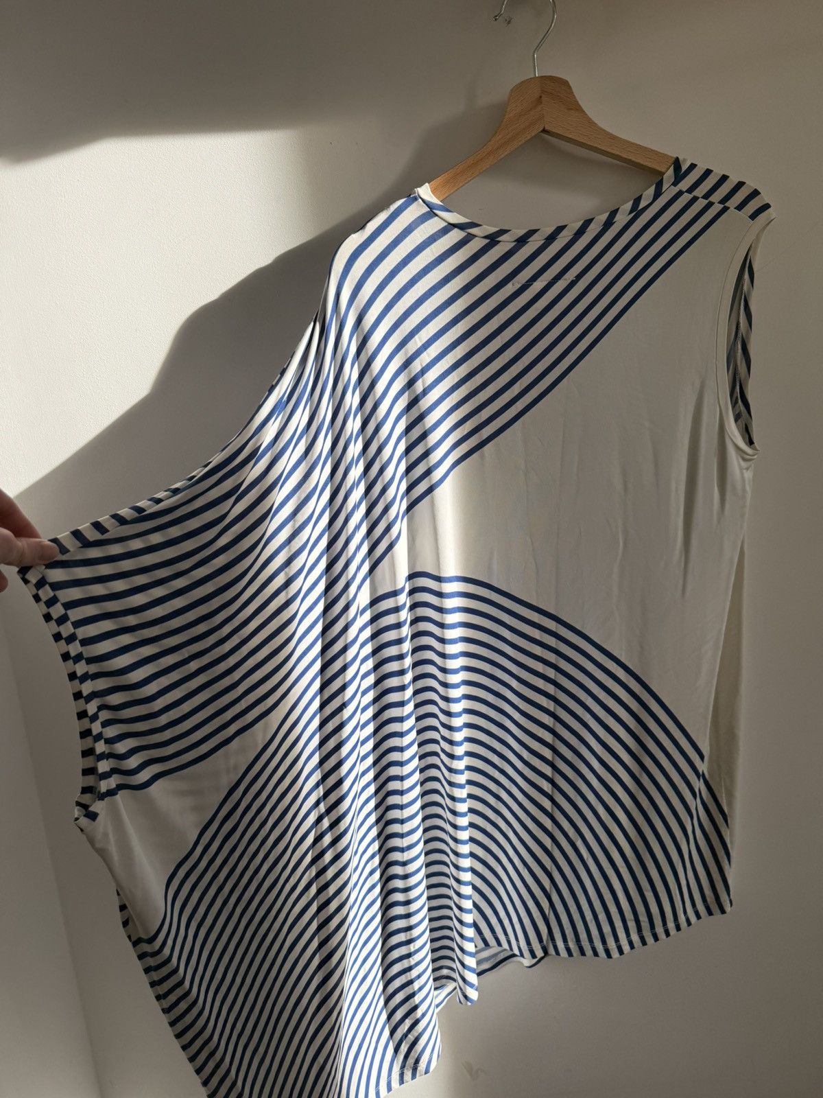 MM6 MM6 Assymetrical Striped Dress Size S / US 4 / IT 40 - 4 Thumbnail