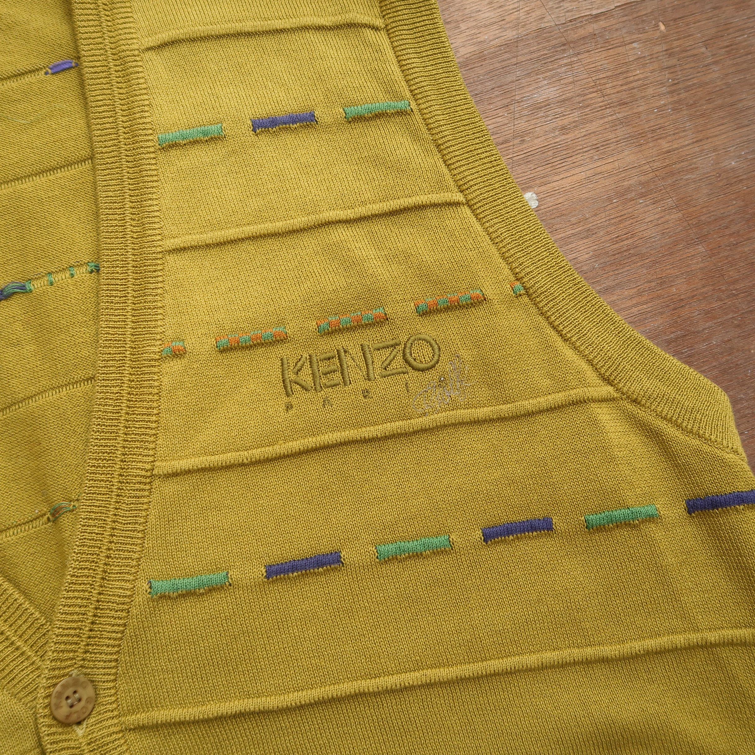 Kenzo 90s Kenzo Golf Psychedelic Ethnic Patterned Knit Vest Size US L / EU 52-54 / 3 - 6 Thumbnail
