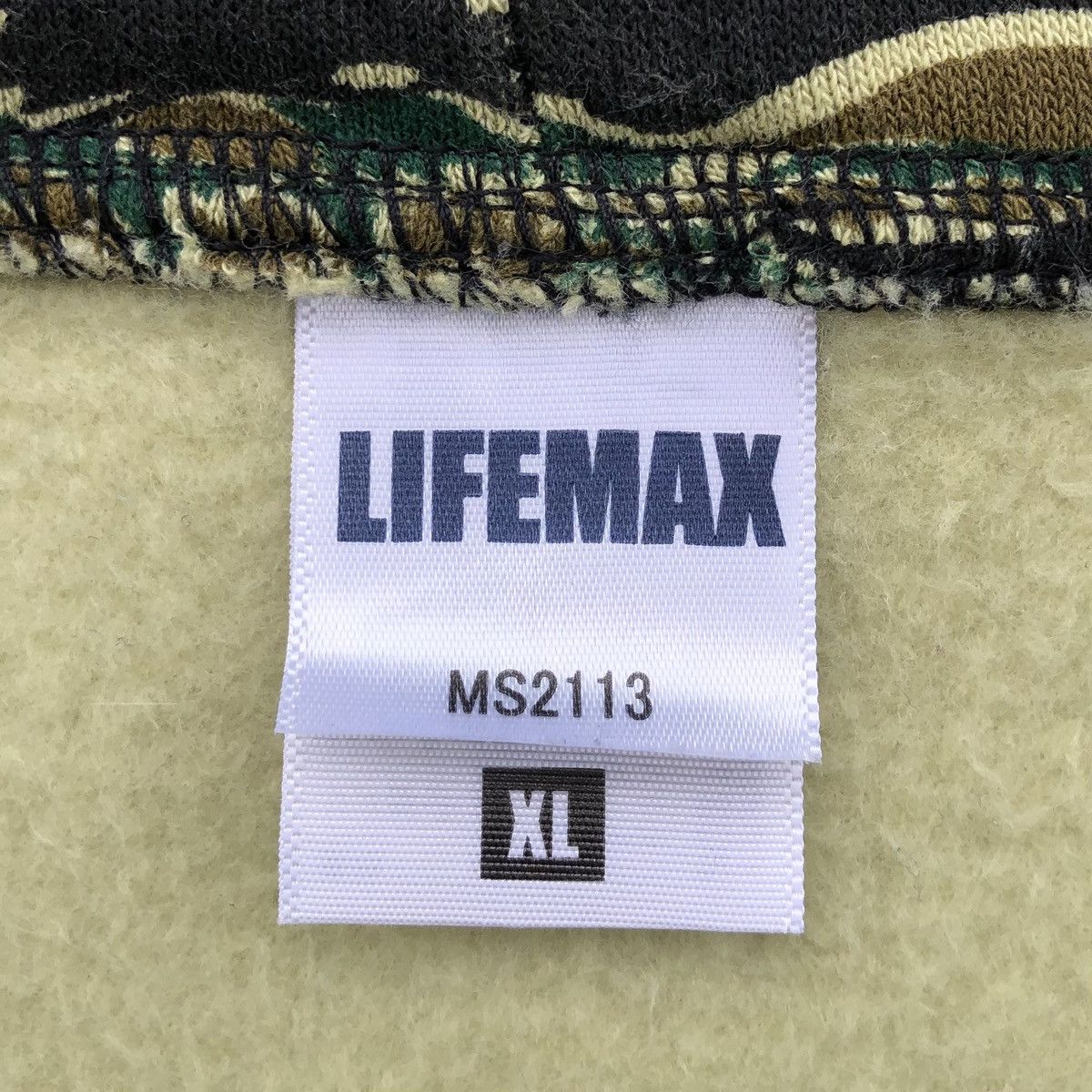 Japanese Brand LIFEMAX Tiger Stripes Camo Zipper Hoodie Jacket Size US XL / EU 56 / 4 - 11 Thumbnail