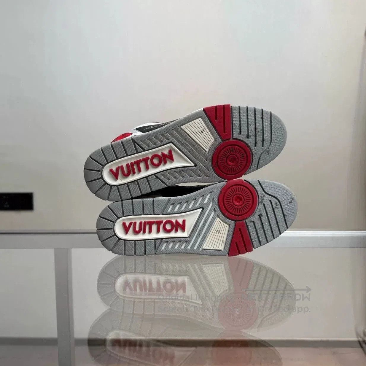 Louis Vuitton Louis Vuitton LV Trainer Black Red. Size US 9 / EU 42 - 7 Thumbnail