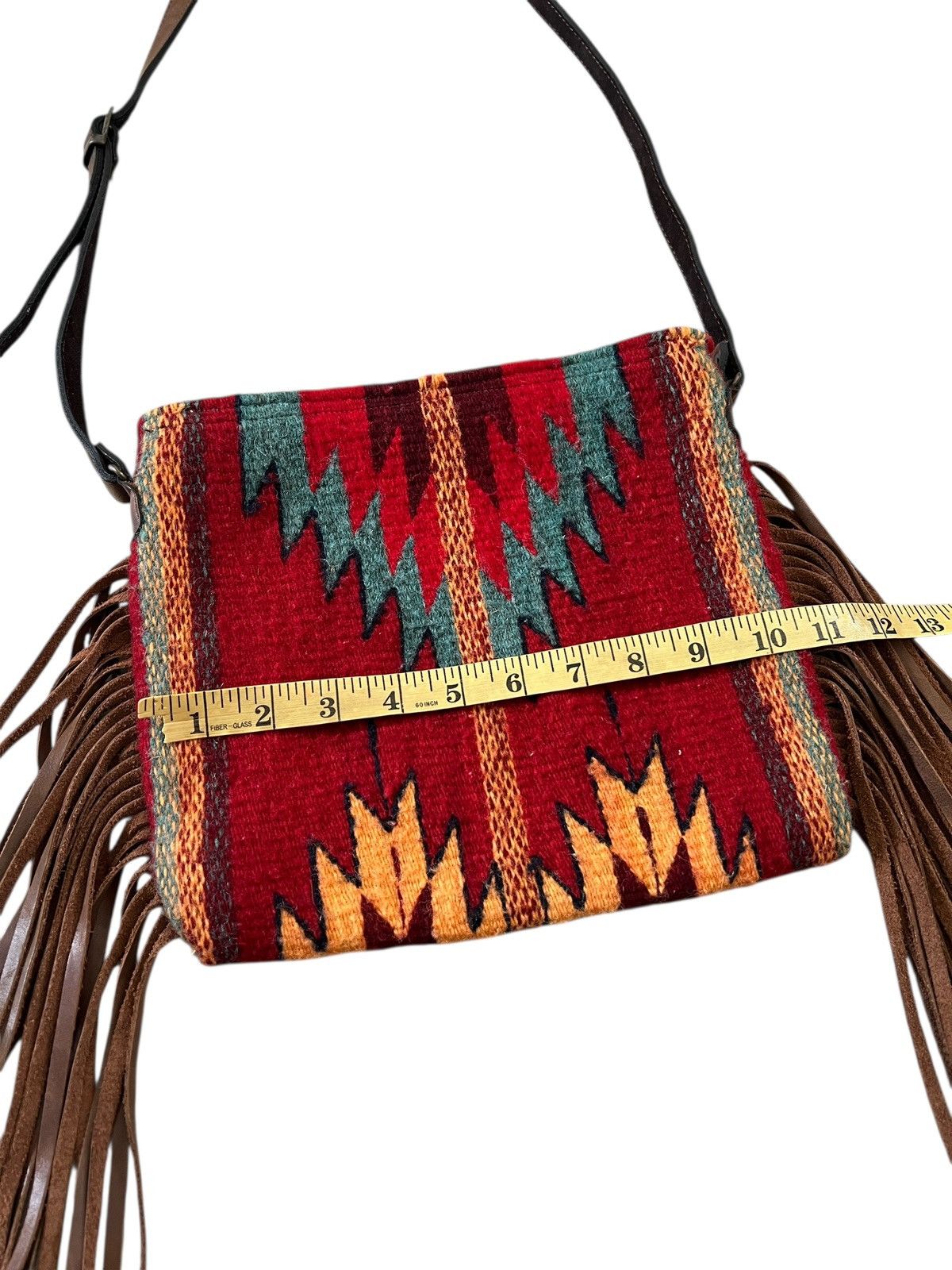 Vintage Manos Zapotecas Handmade Fringe Bag Size ONE SIZE - 13 Thumbnail