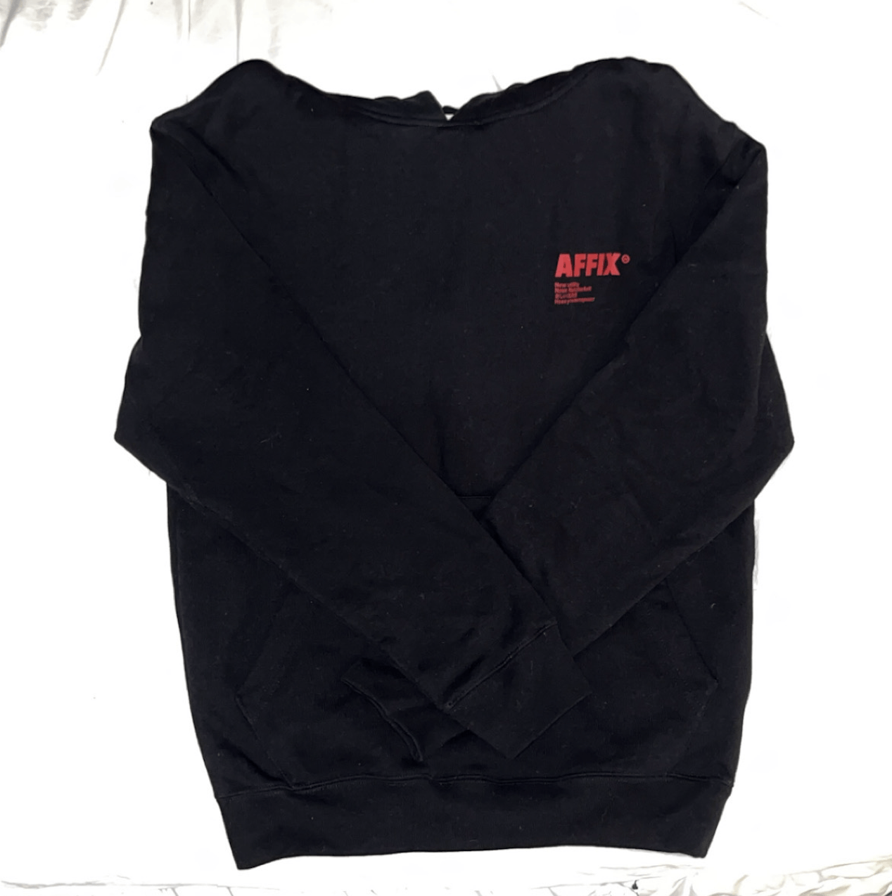 AFFXWRKS AFFXWRKS Black Standardized Logo Hoodie Size US XS / EU 42 / 0 - 2 Thumbnail