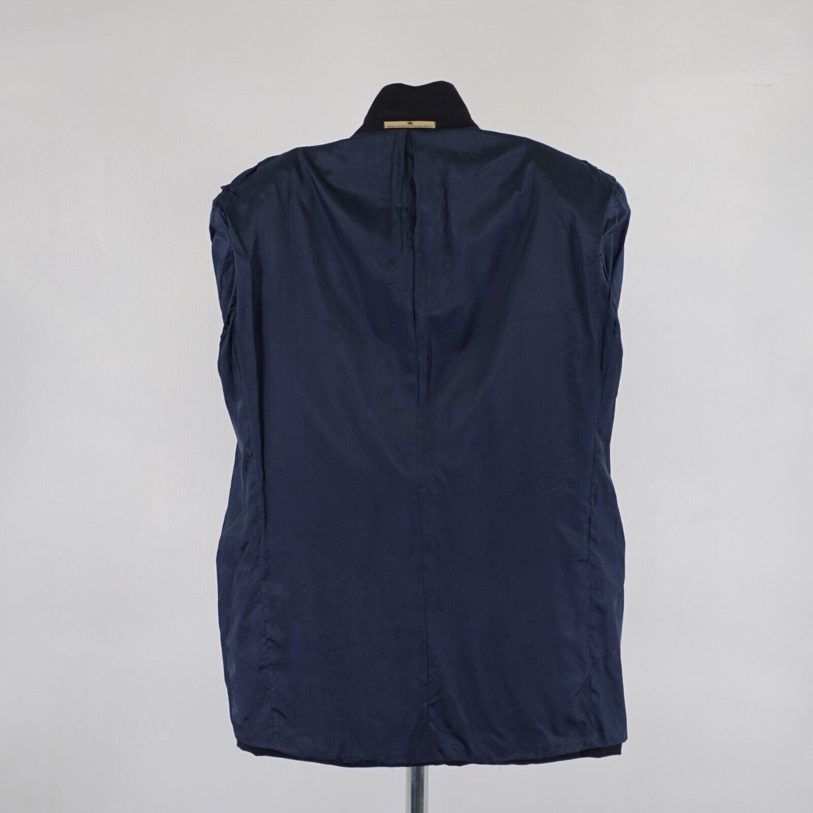 Joseph Abboud DAMAGED Joseph Abboud Thick Textured Wool Blue Suit Jacket 4 Size 42L - 13 Thumbnail